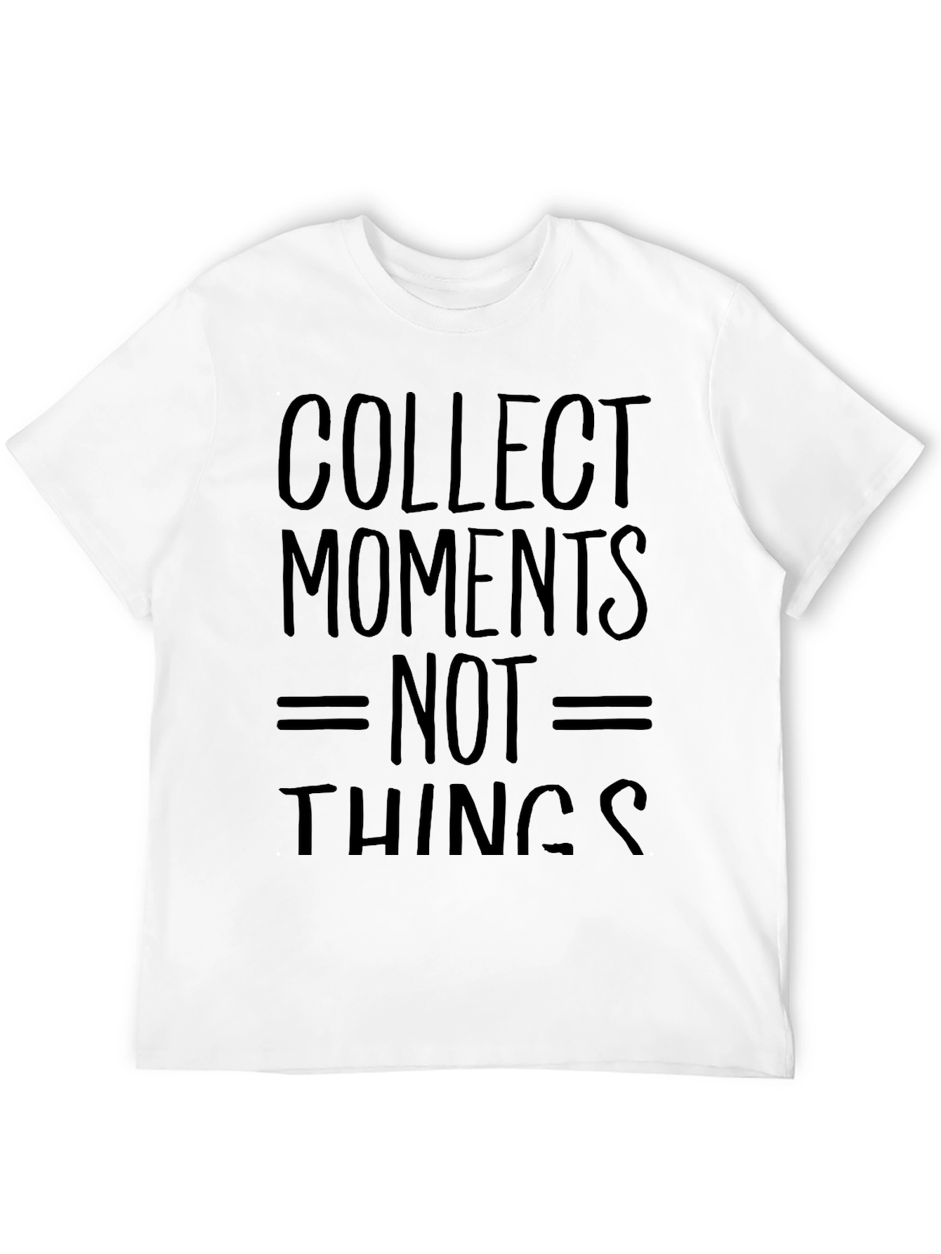 Black Collect Moments Not Things Black T-Shirt view 12