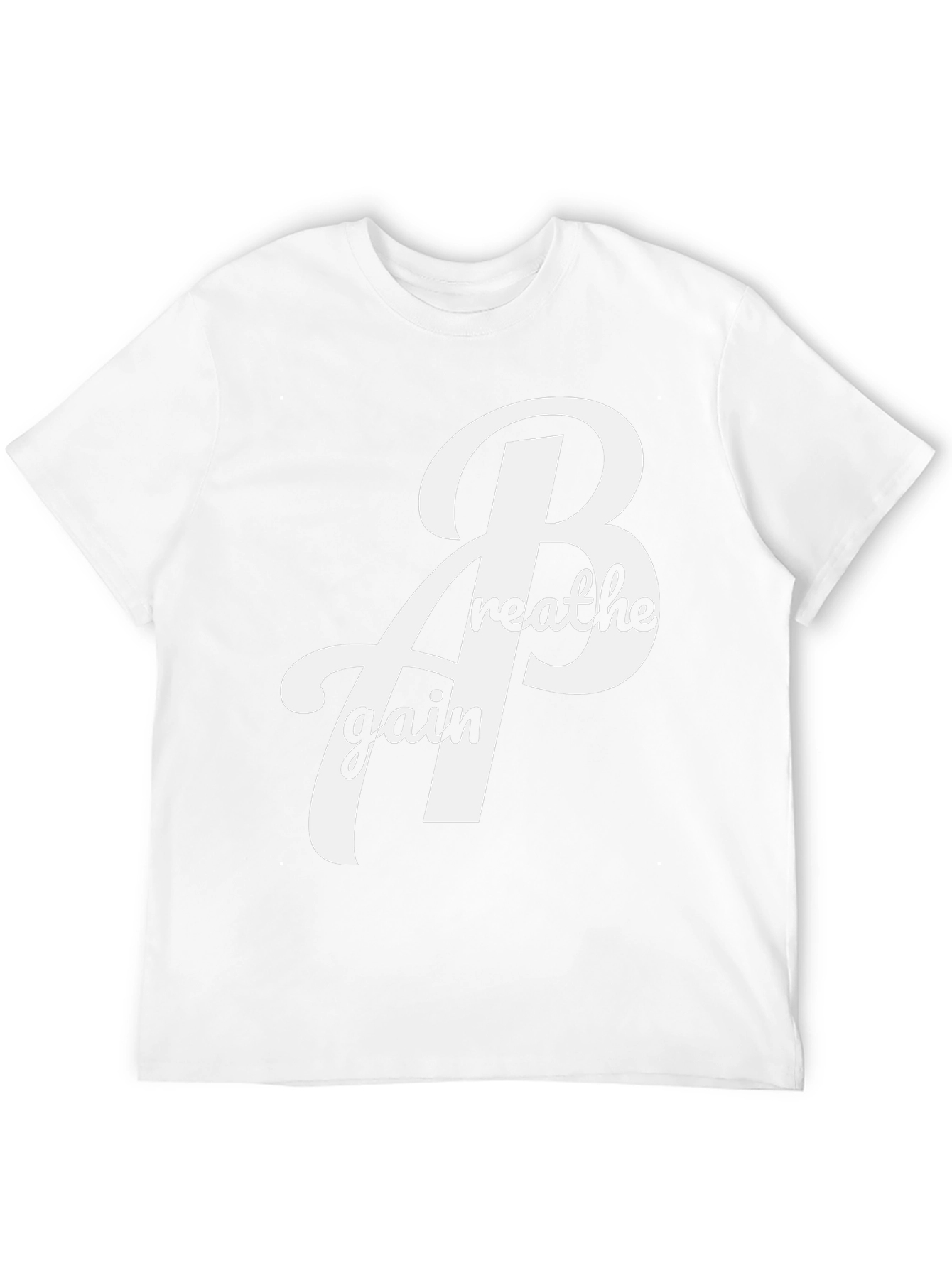 Black Breathe Again Black Graphic Tee Shirt view 12