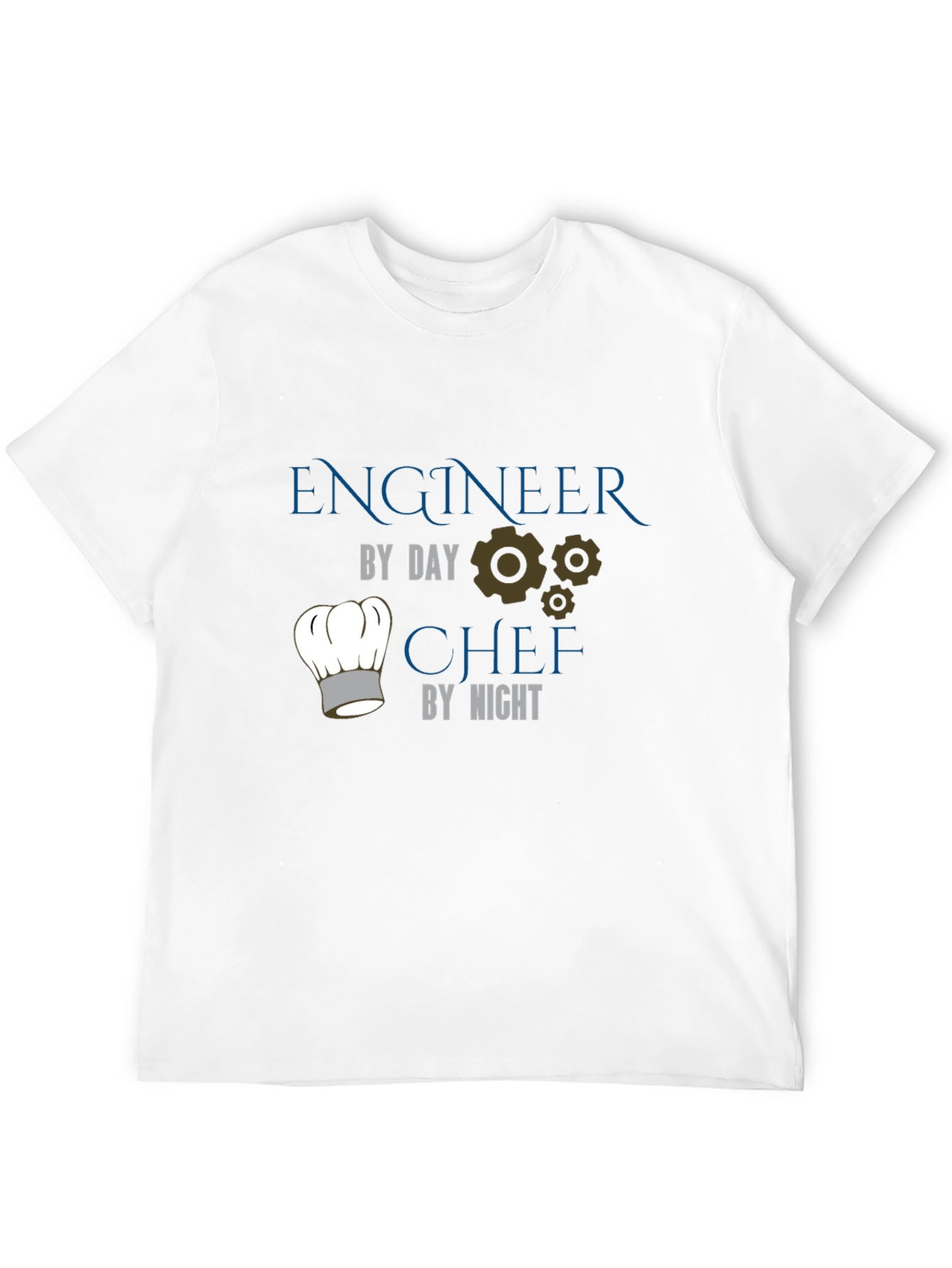 Black Engineer by Day, Chef by Night Black T-Shirt view 12