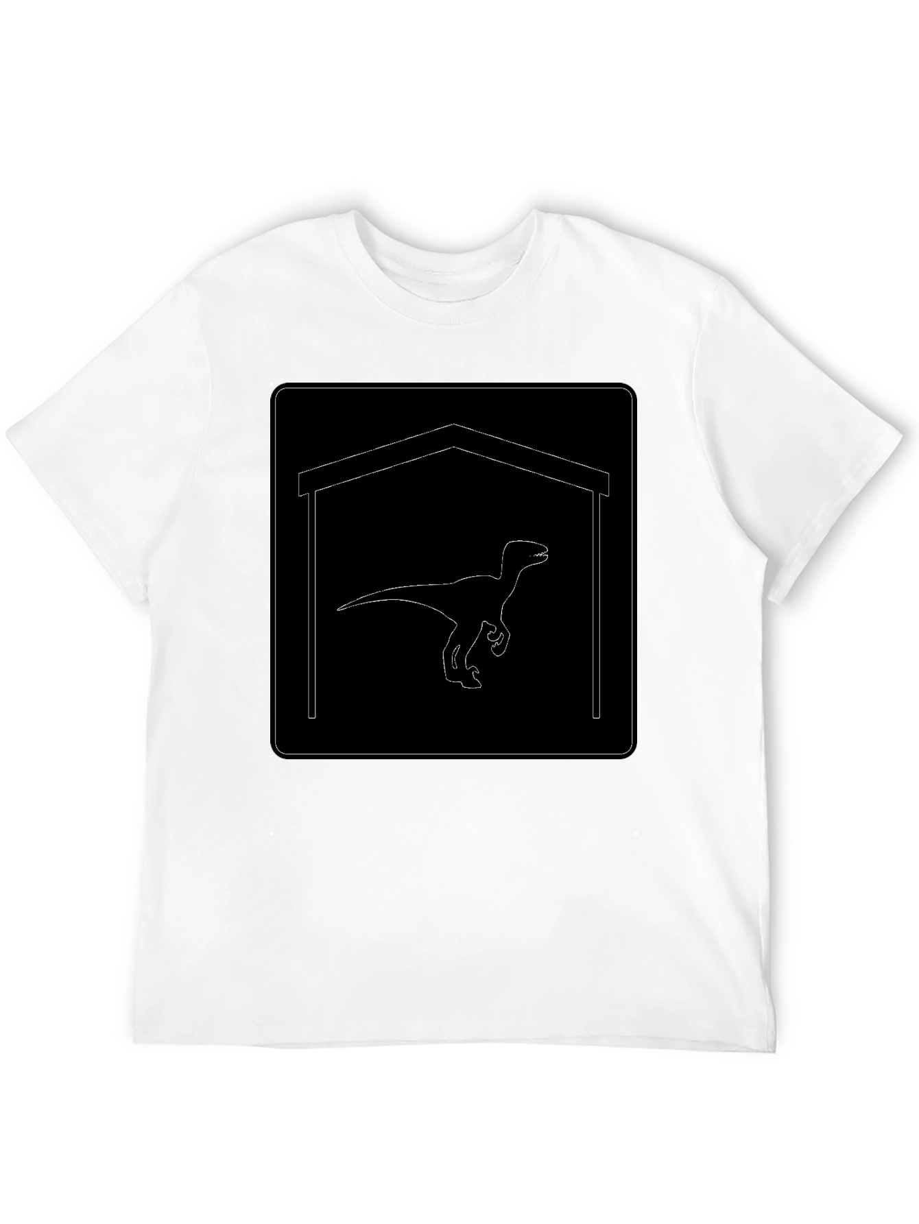 Dino Shed T-Shirt - Modern Graphic Tee - 12