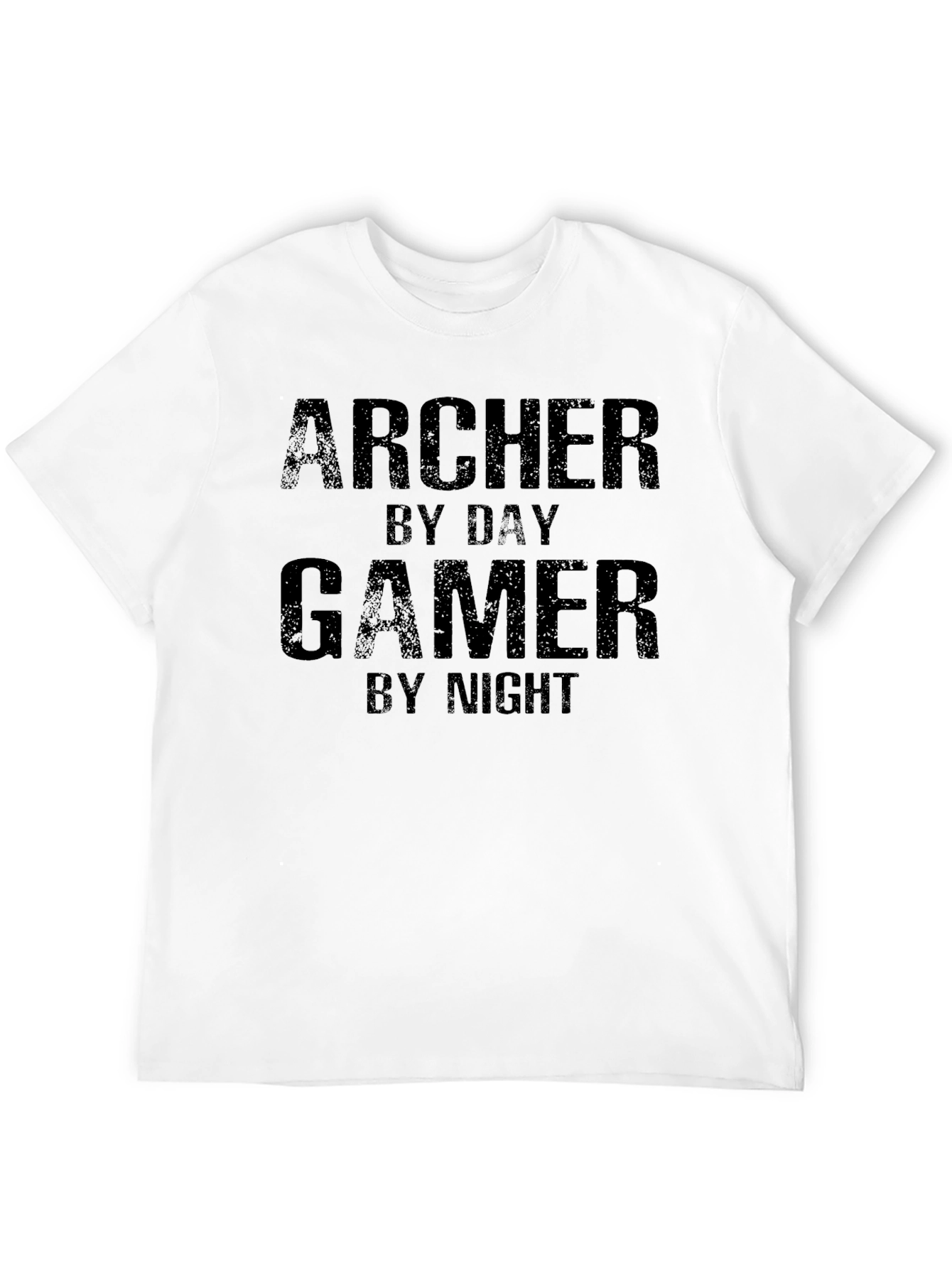 Black Archer Gamer T-Shirt - Funny Hobby Tee view 12