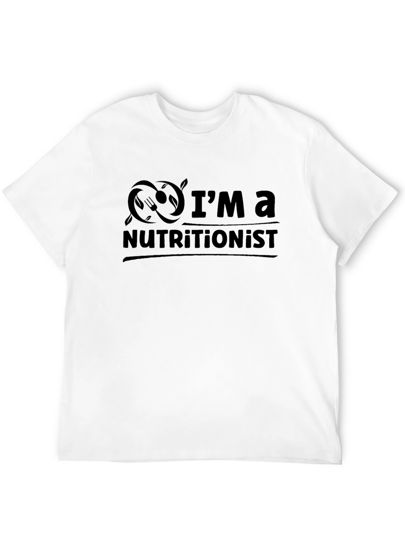 Black Nutritionist T-Shirt - Black, Stylish, Soft Fabric view 12