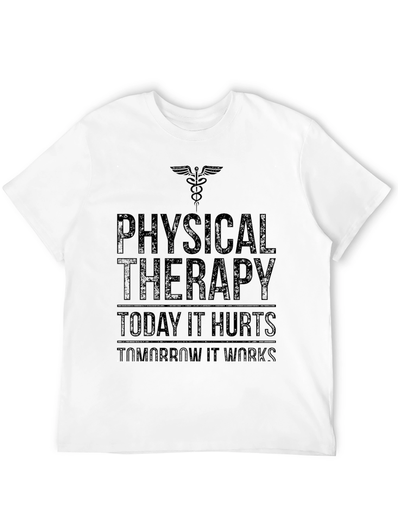 Black Physical Therapy Graphic T-Shirt - Today It Hurts view 12