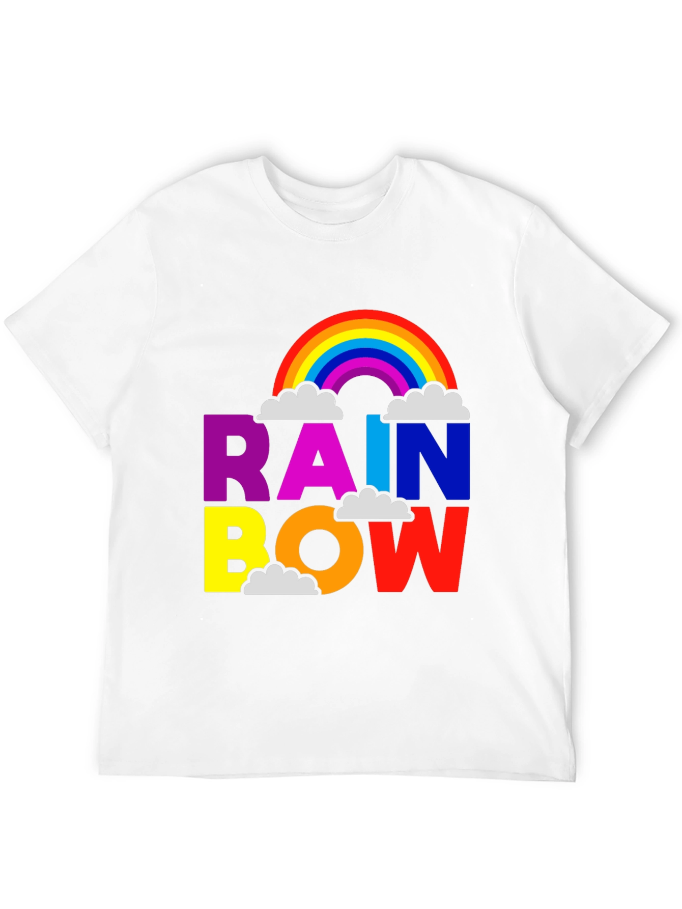 Black Rainbow Graphic T-Shirt view 12