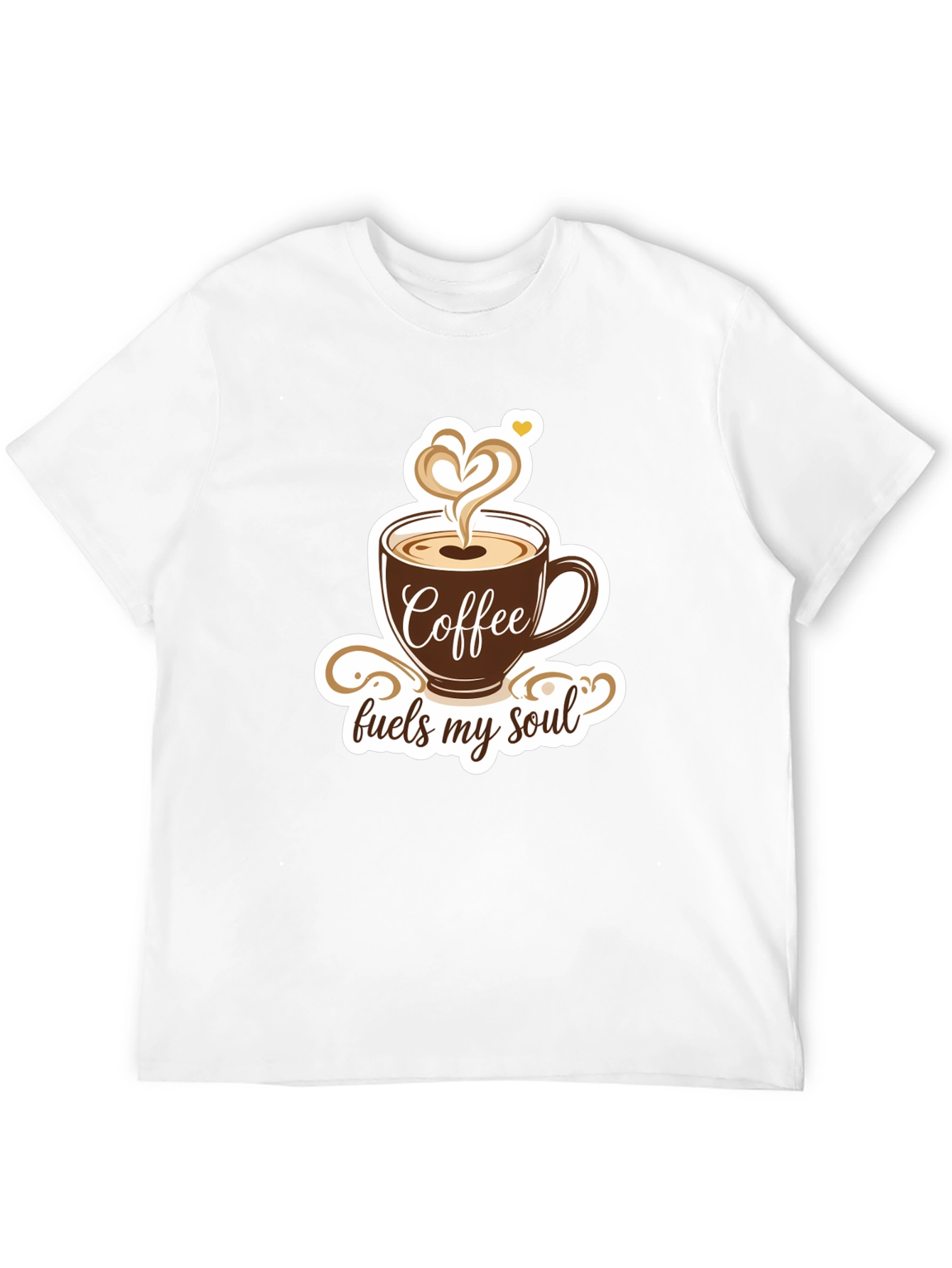Black Coffee Fuels My Soul Graphic T-Shirt view 12