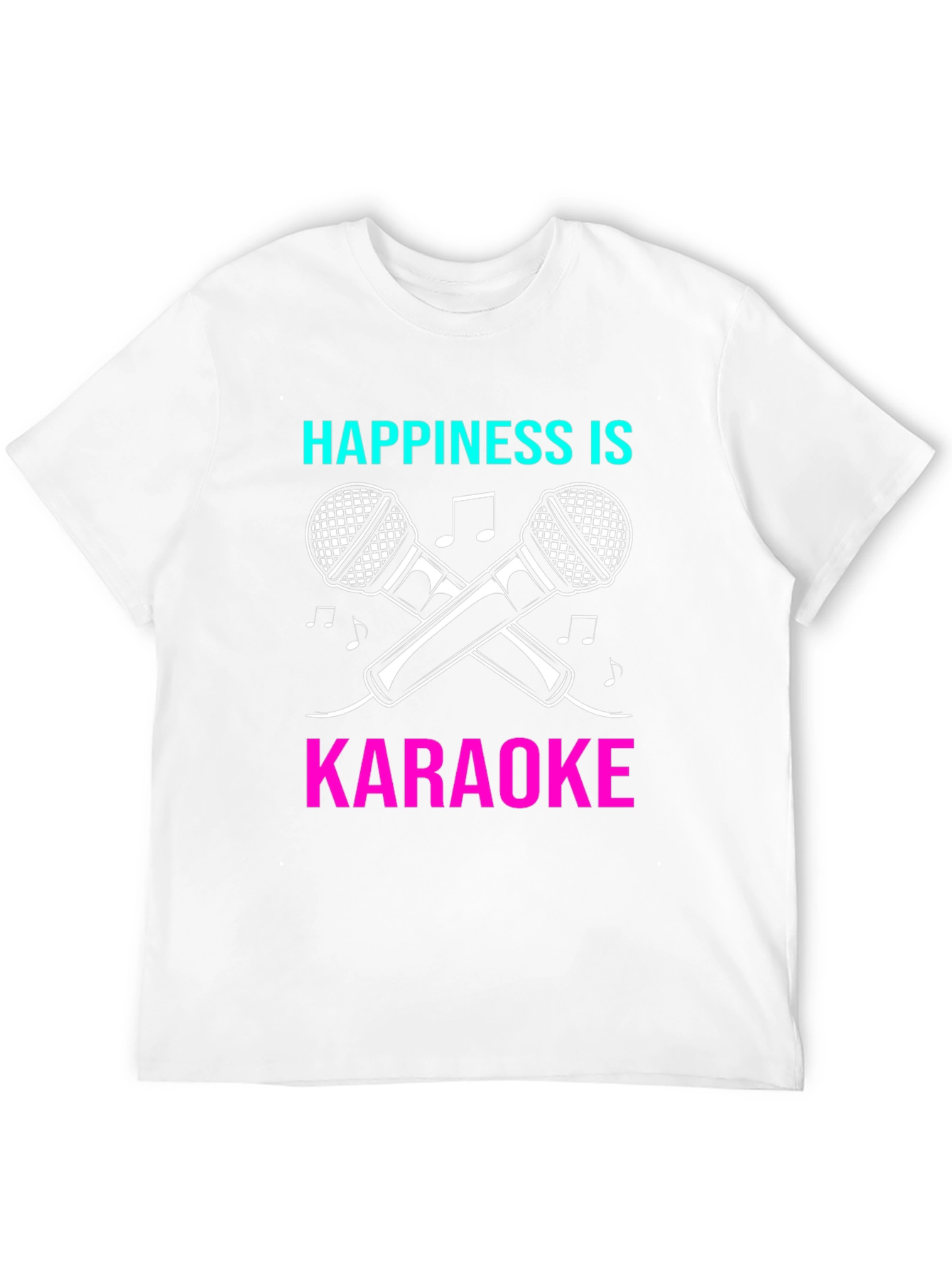 Black Happiness is Karaoke Graphic T-Shirt view 12