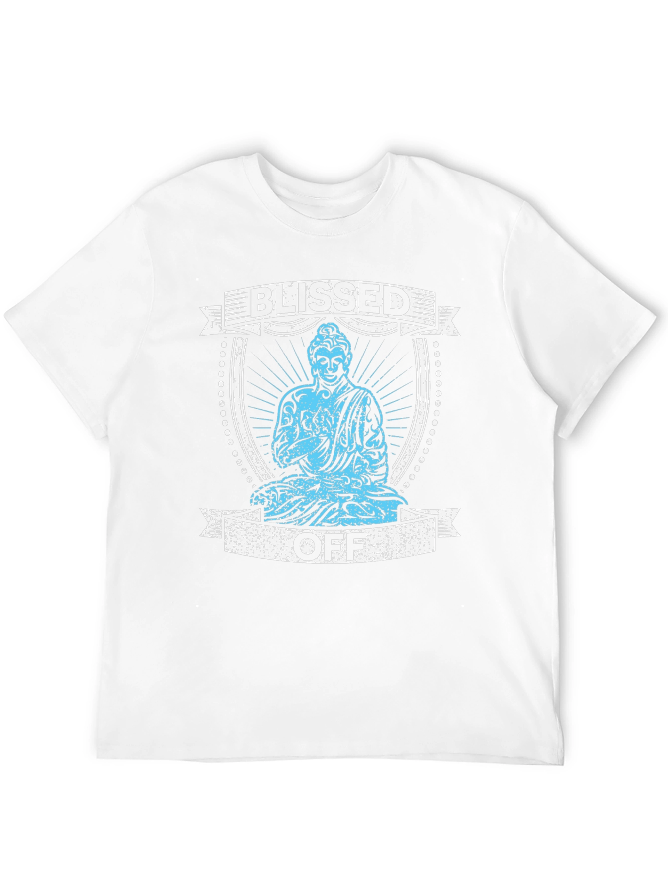Black Blissed Off Buddha Graphic T-Shirt - Black view 12