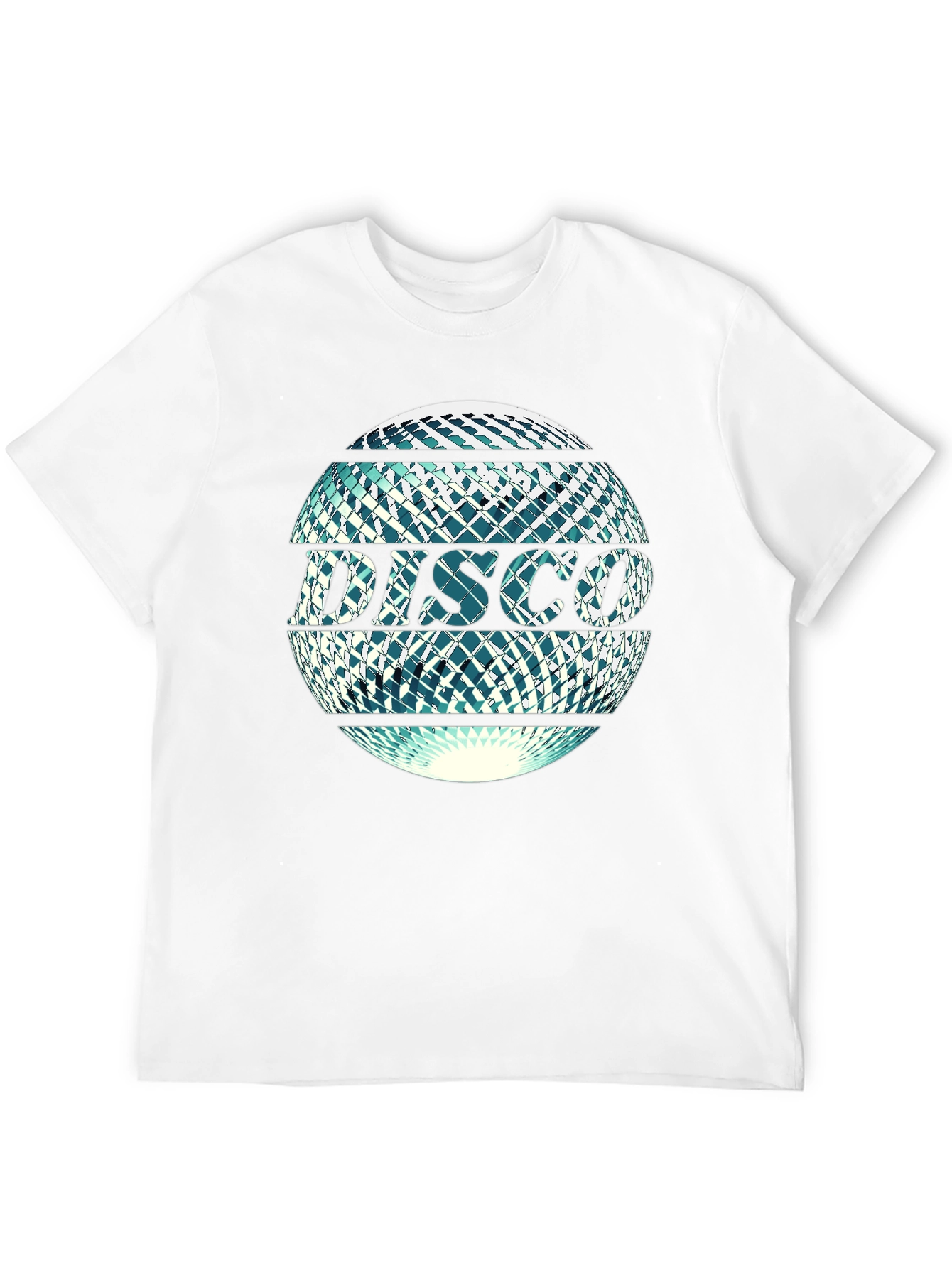 Black Retro Disco Ball T-Shirt - Vintage Style Party Tee view 12