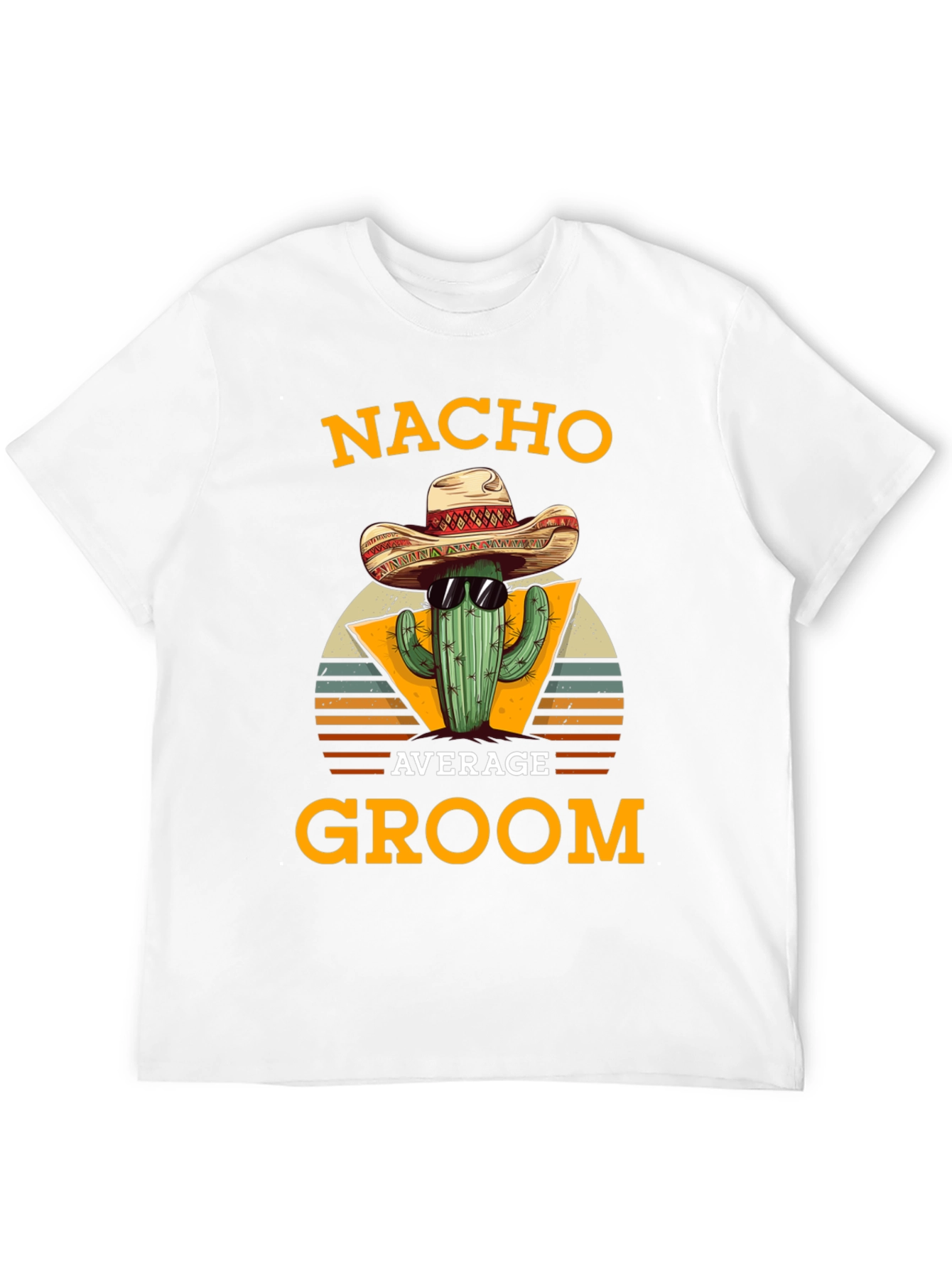 Black Nacho Average Groom Cactus Graphic Tee view 12