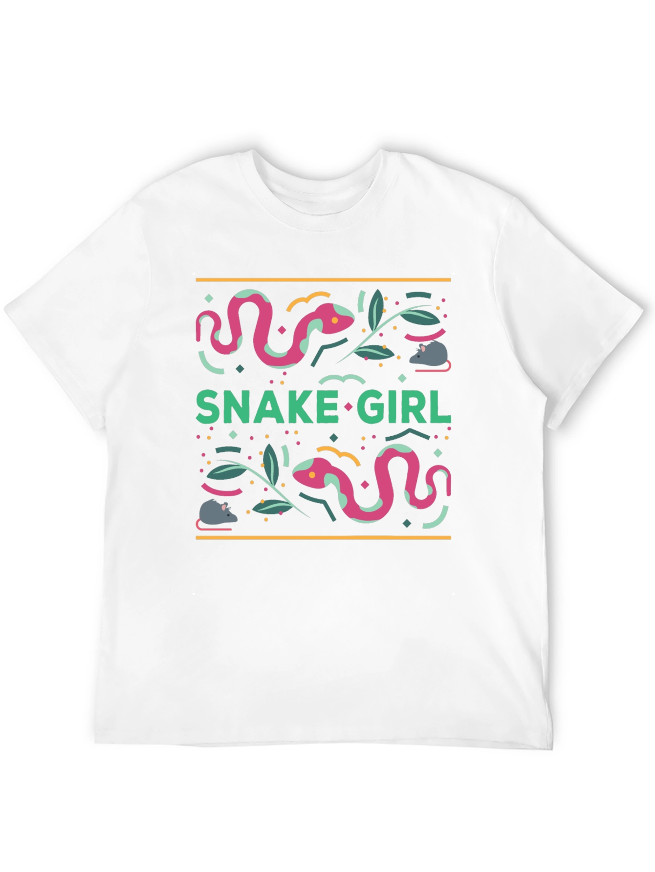 Black Snake Girl Graphic Tee - Quirky & Unique view 12
