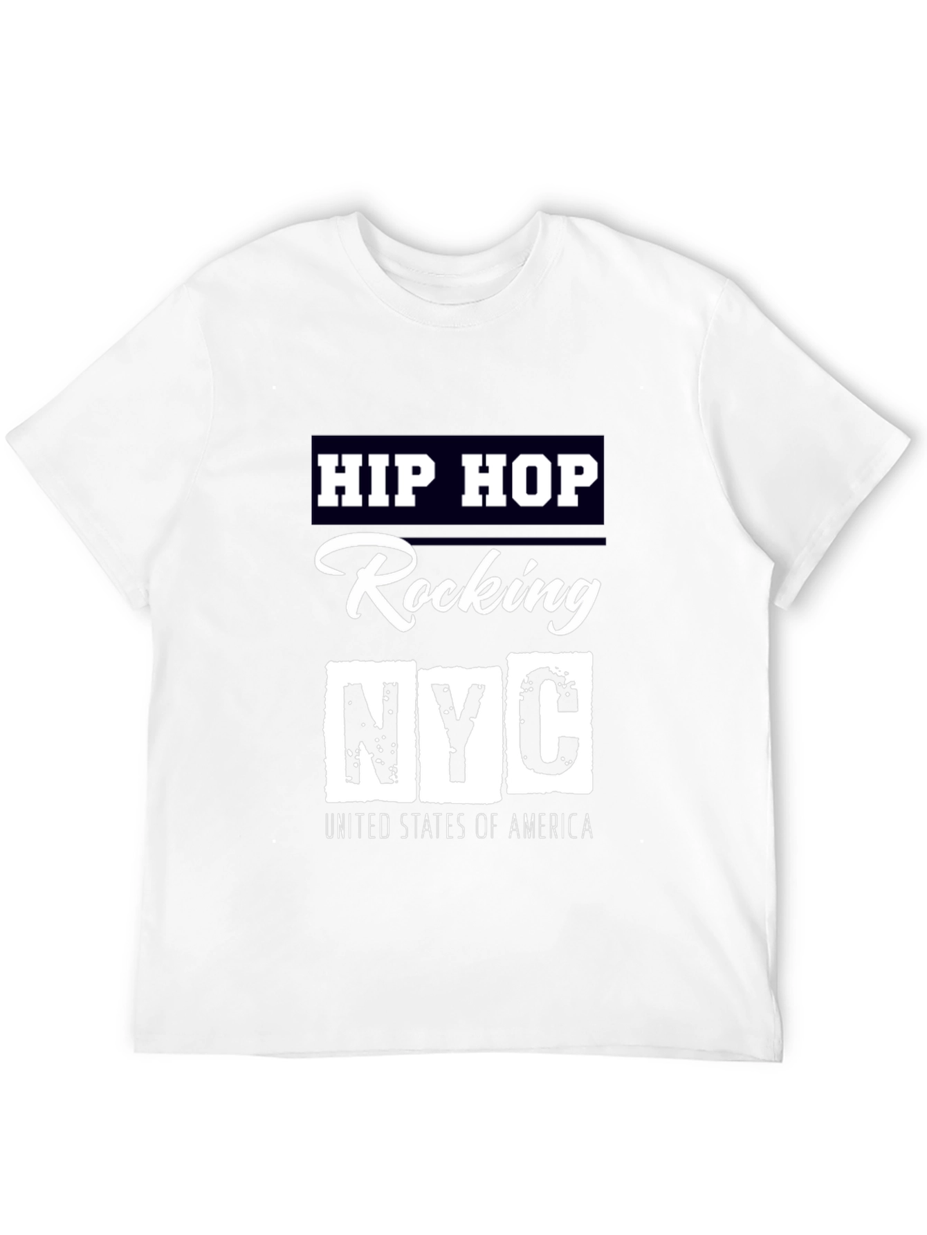 Black Hip Hop Rocking NYC T-Shirt view 12