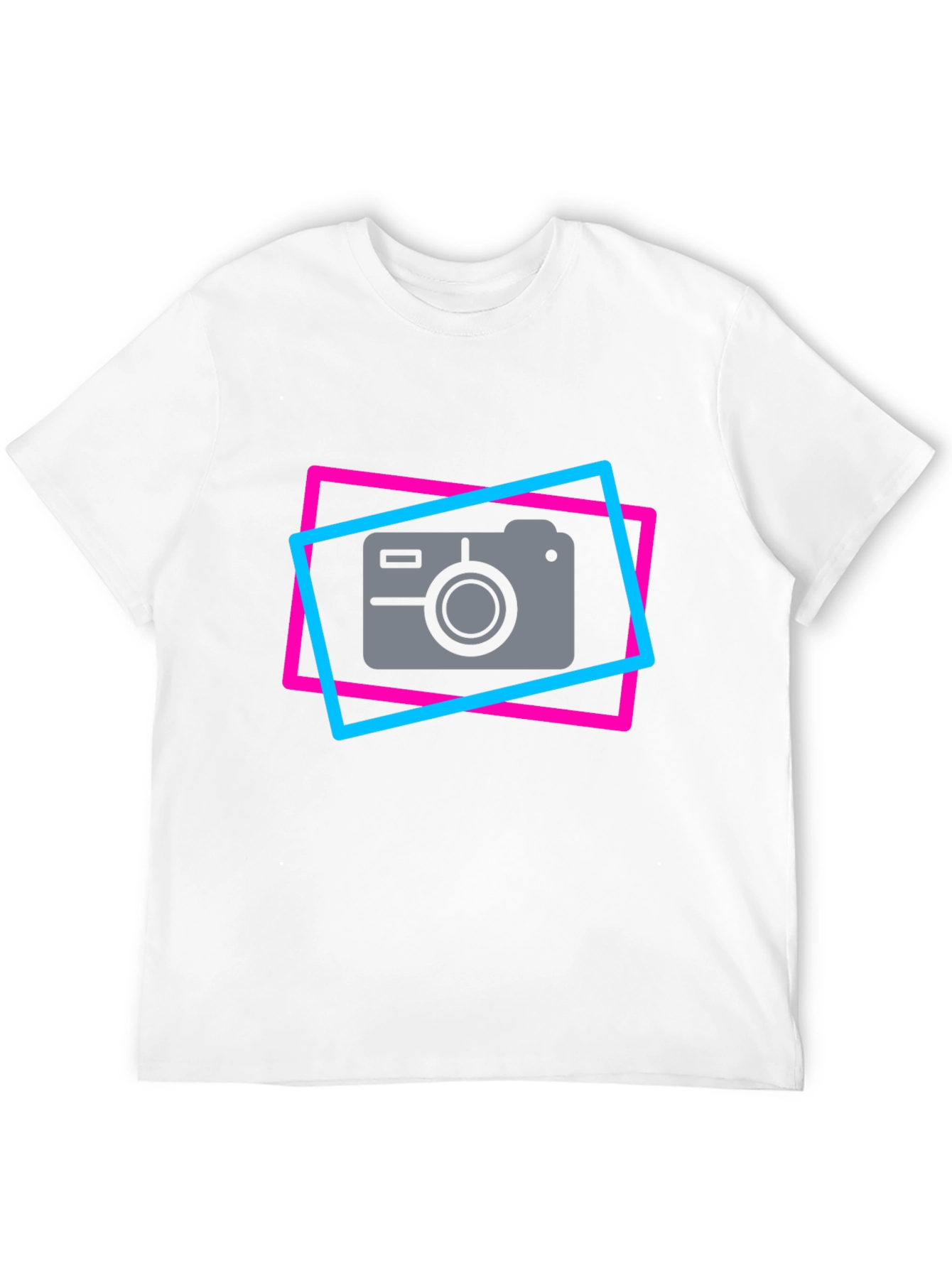 Black Retro Camera Graphic Tee - Cool Photographer T-Shirt view 12