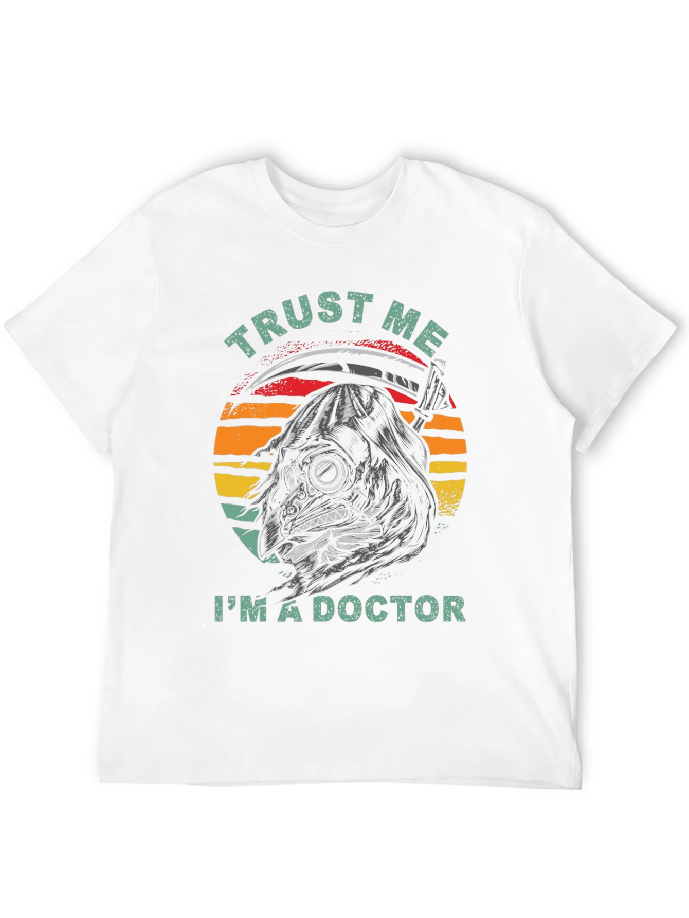 Black Trust Me I'm a Doctor Plague T-Shirt view 12