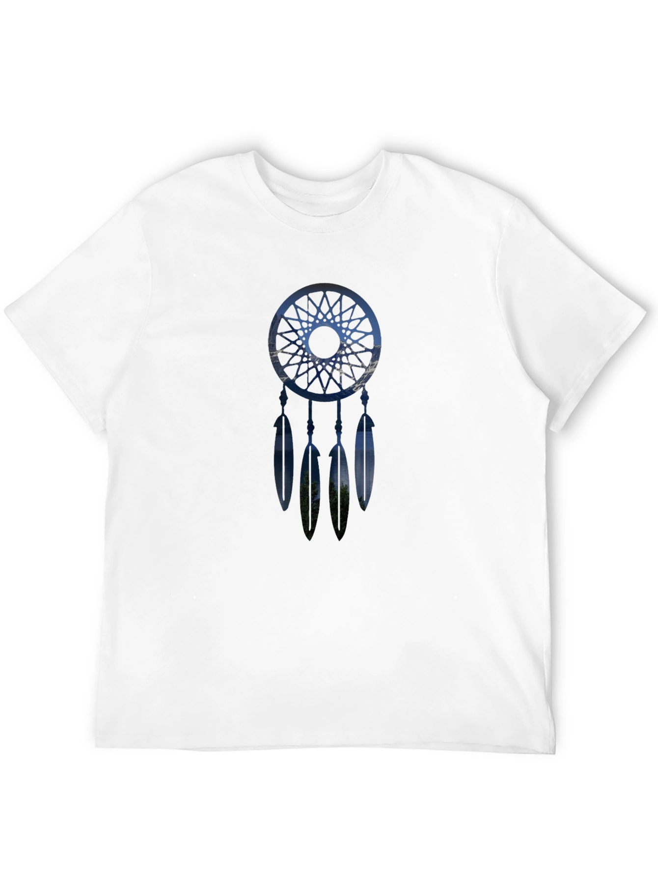 Black Dreamcatcher Graphic T-Shirt - Black view 12