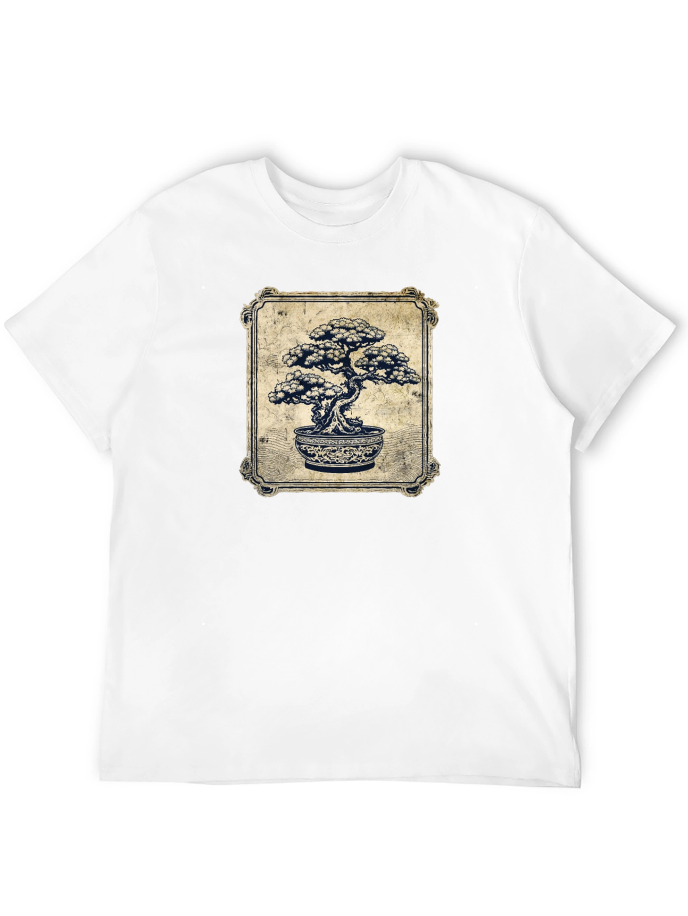 Black Bonsai Tree Graphic T-Shirt - Unique Artistic Design view 12