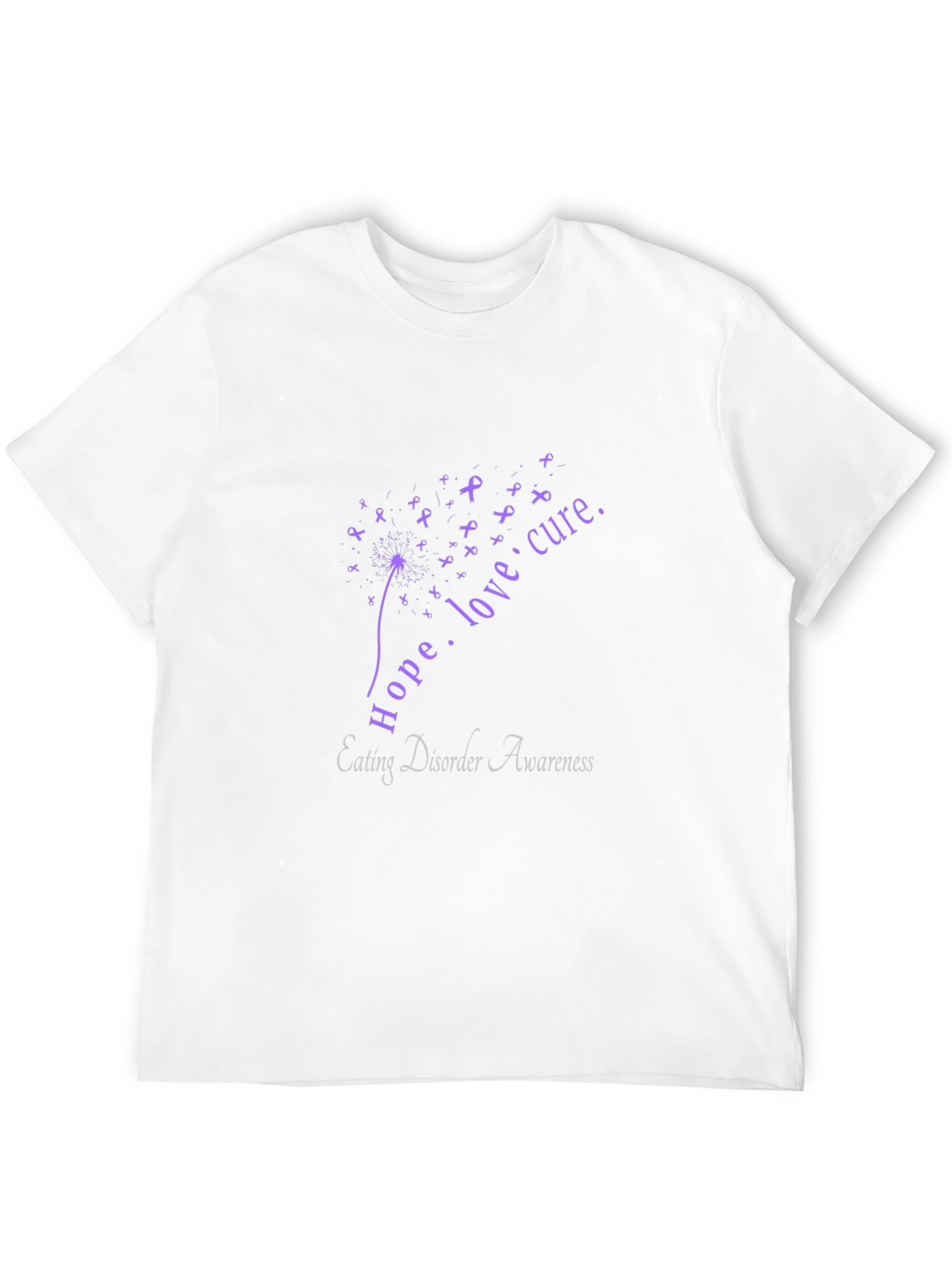 Black Eating Disorder Awareness T-Shirt view 12