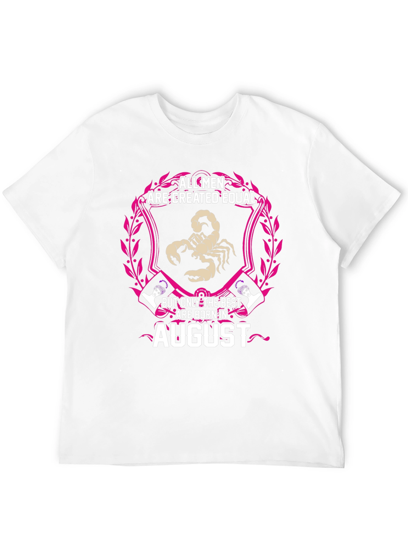 August Birthday Scorpion Men's Graphic Tee - 12