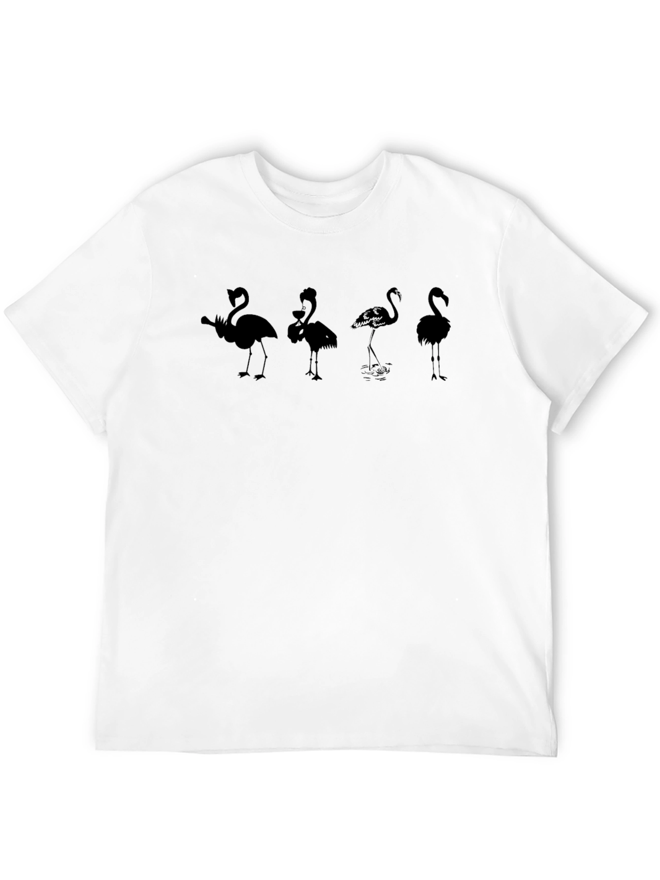 Black Flamingo Band Black T-Shirt view 12