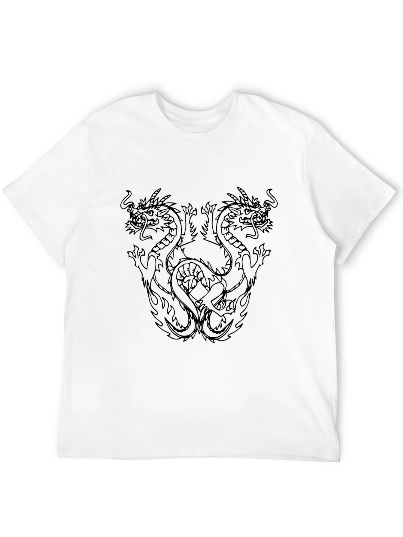 Black Dragon Graphic Black T-Shirt view 12