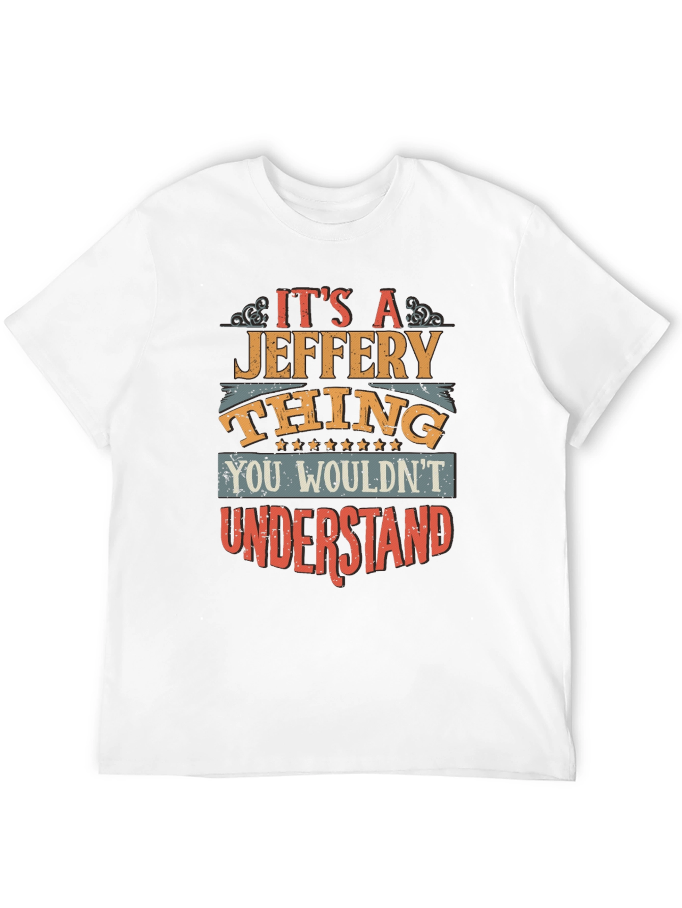 Black It's a Jeffery Thing - Men's Graphic T-Shirt view 12