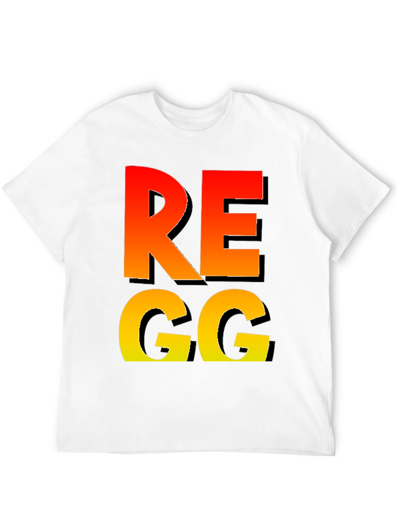 Black Funny REGG T-Shirt - Novelty Gaming Tee view 12