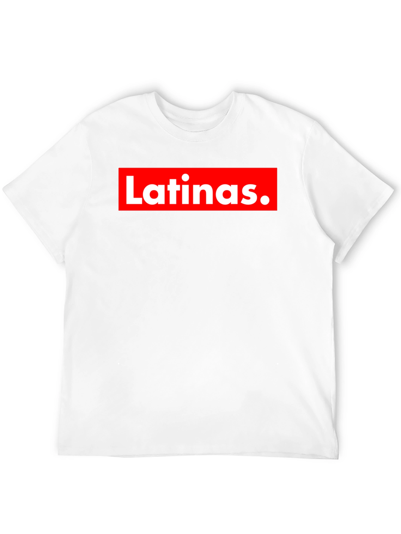 Black Latinas Graphic Tee - Red Box Logo - Trendy Fashion Shirt view 12