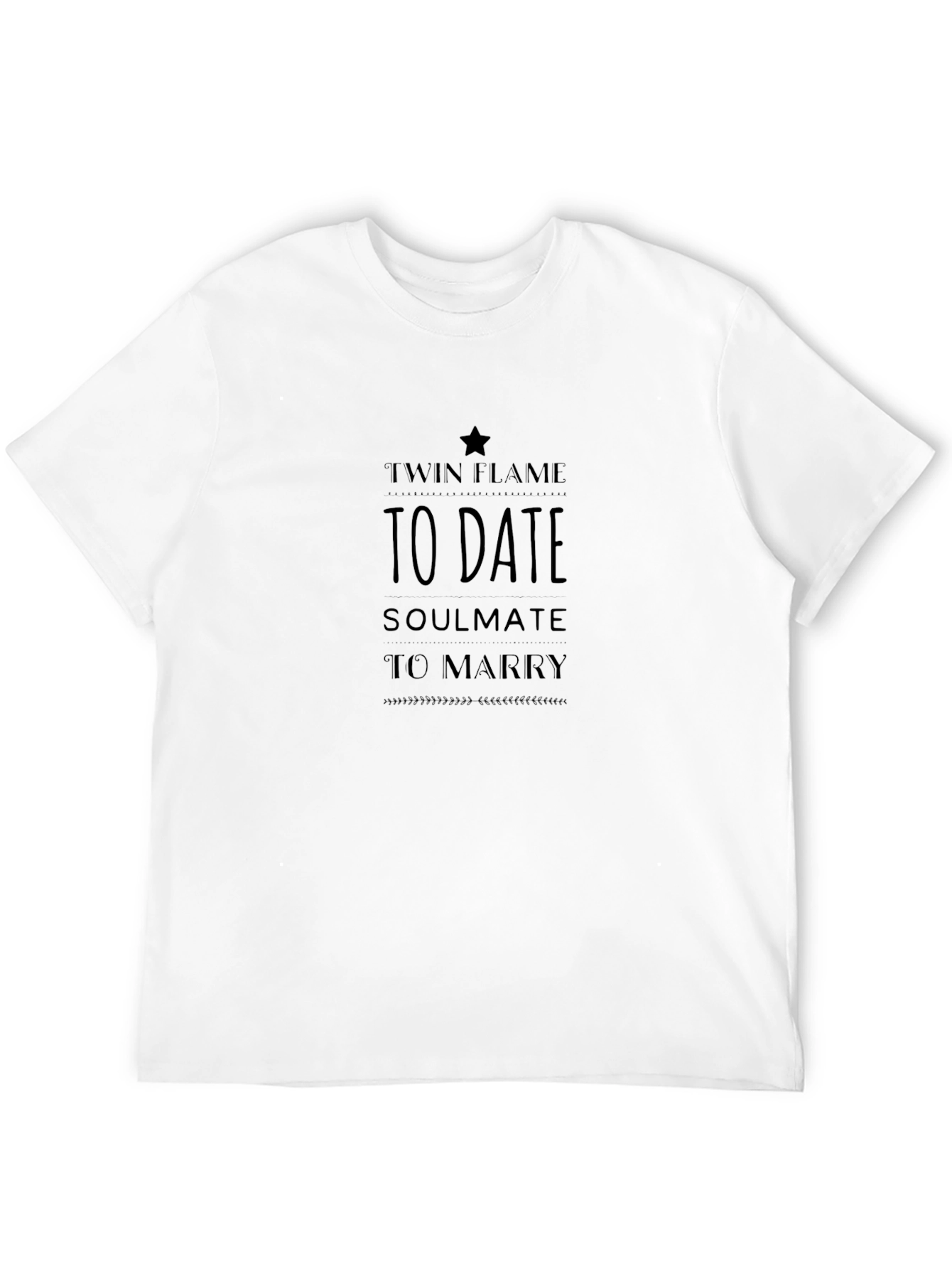 Black Twin Flame To Date Soulmate To Marry T-Shirt view 12