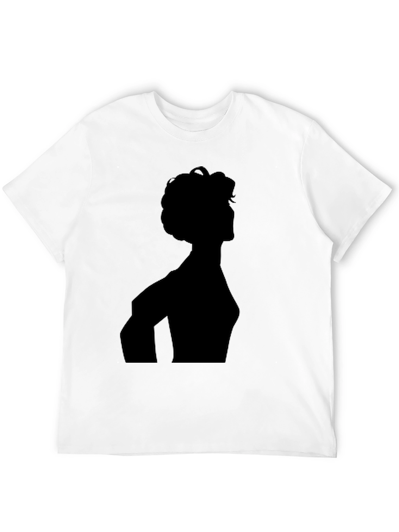 Black Silhouette Graphic Tee - Men's Black T-Shirt view 12