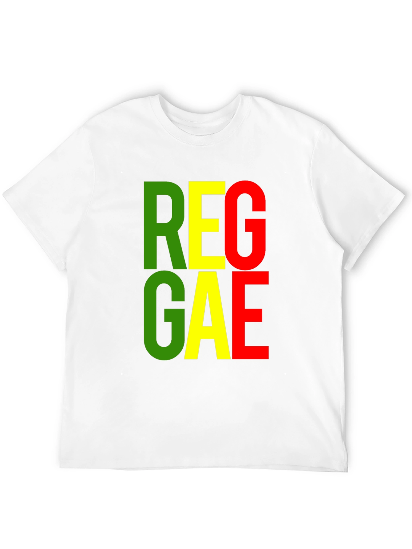 Black Reggae Graphic Tee - Black Cotton T-Shirt view 12