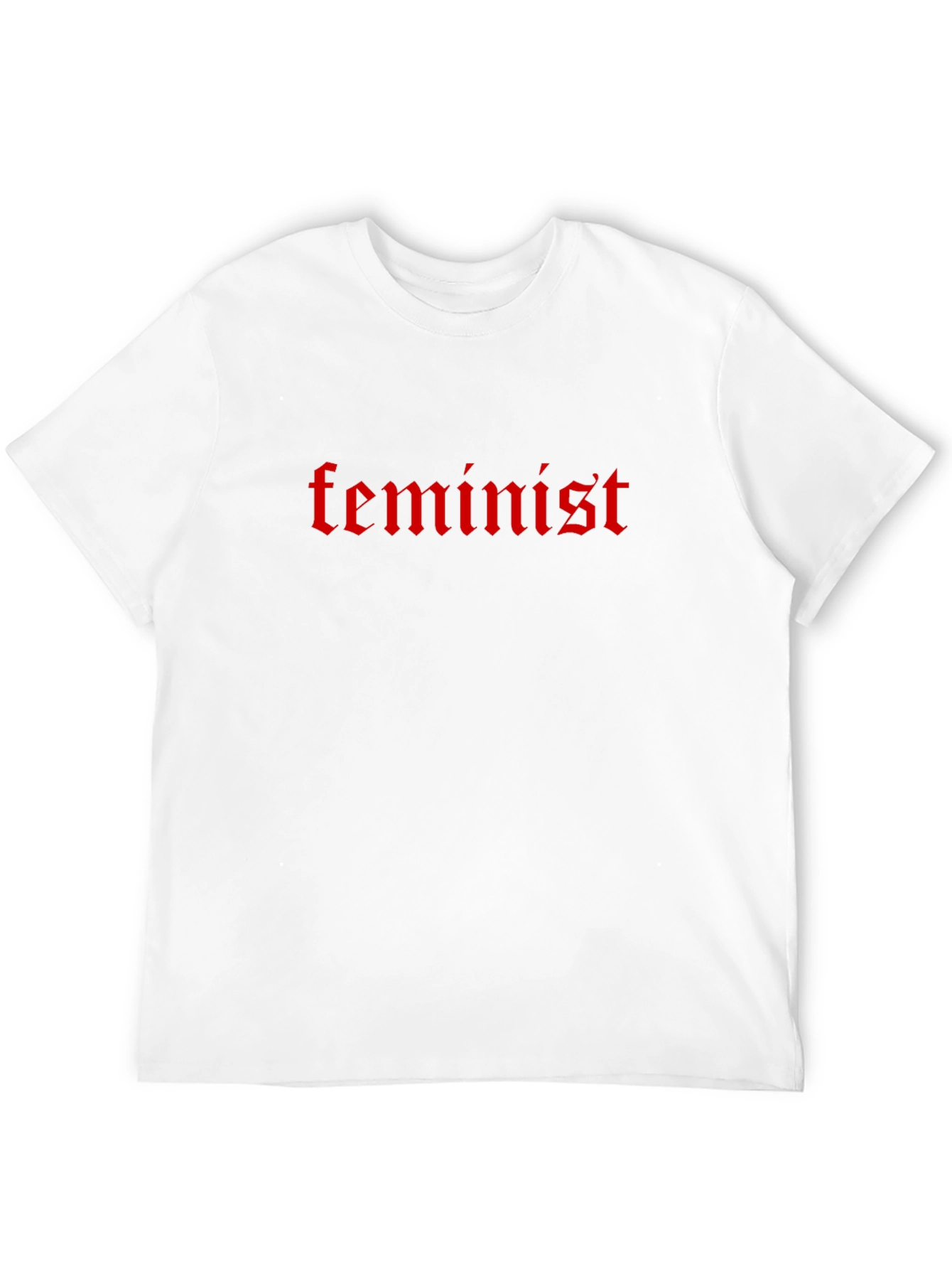 Black Feminist Gothic Tee - Bold Statement Shirt view 12