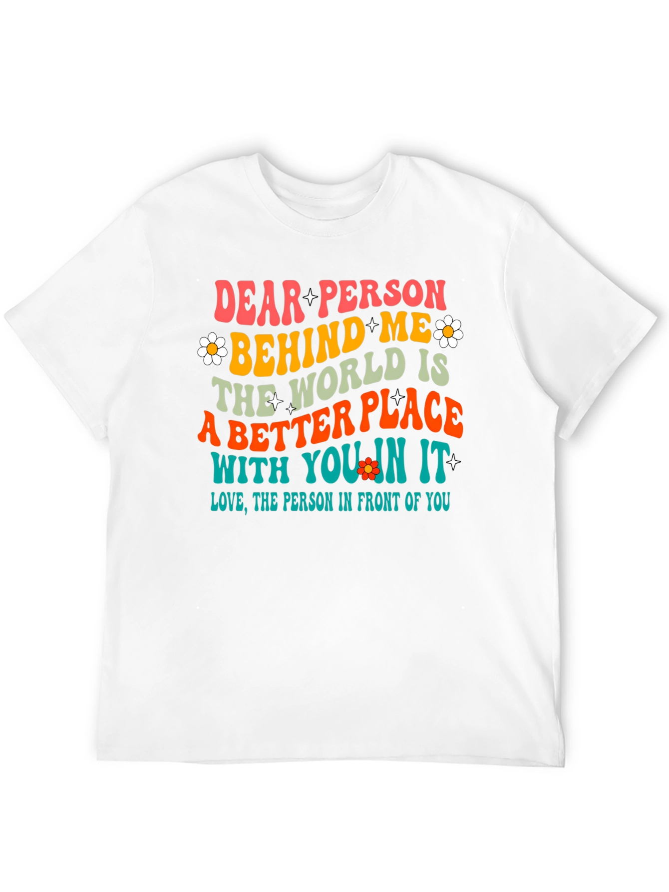 Black Dear Person Behind Me Graphic Tee view 12