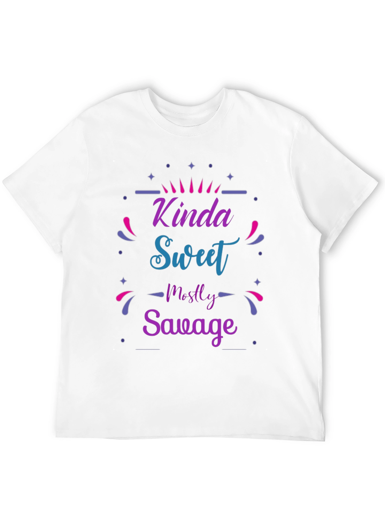 Black Kinda Sweet, Mostly Savage Graphic Tee view 12