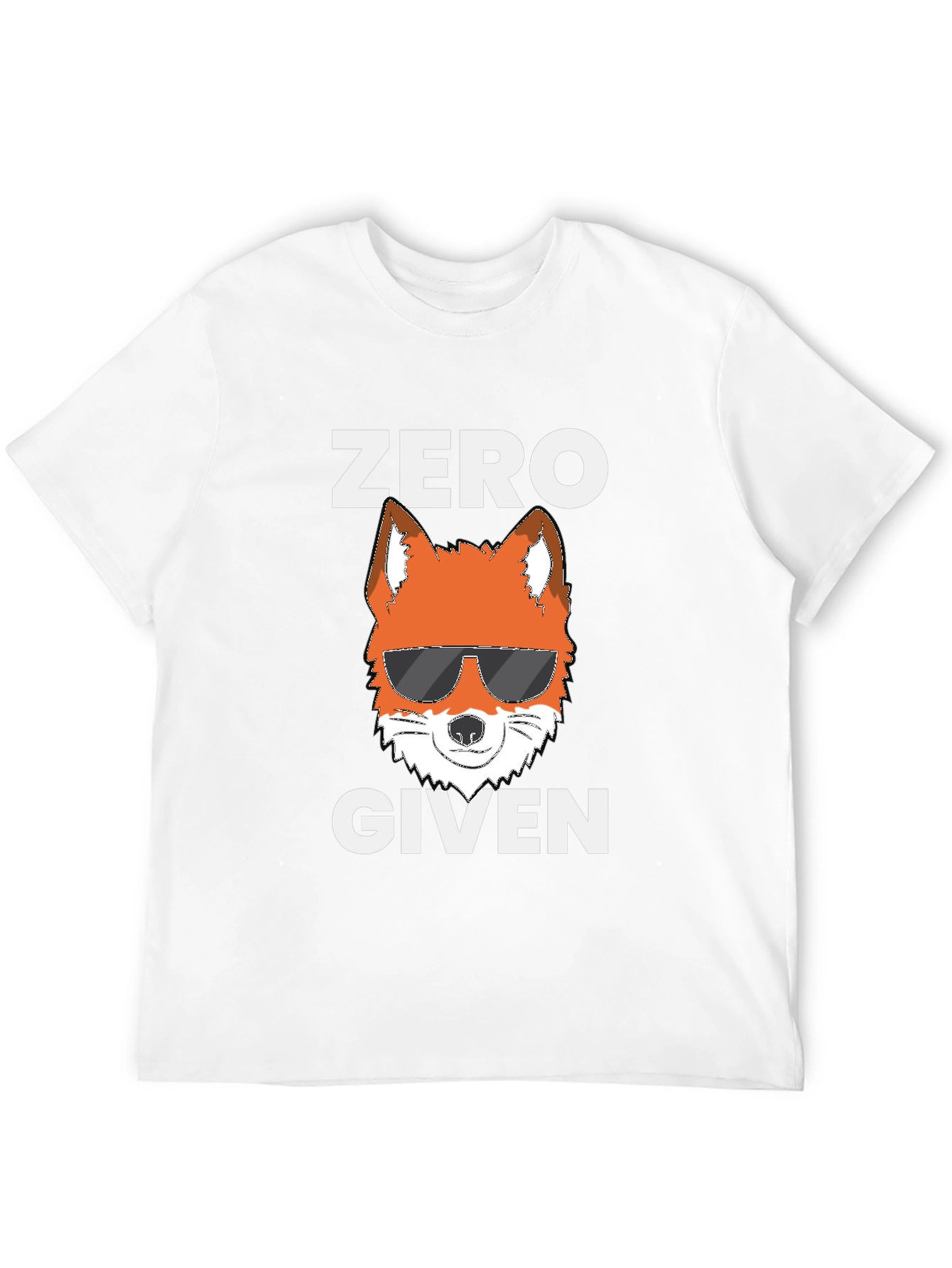 Black Zero Fox Given T-Shirt view 12