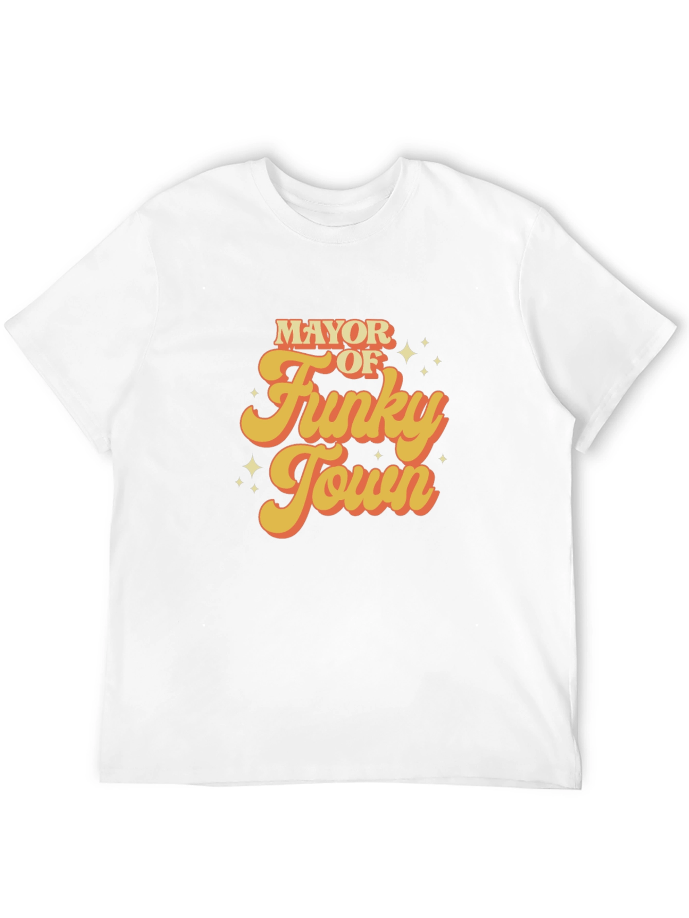 Black Mayor of Funky Town Graphic Tee - Retro Design view 12
