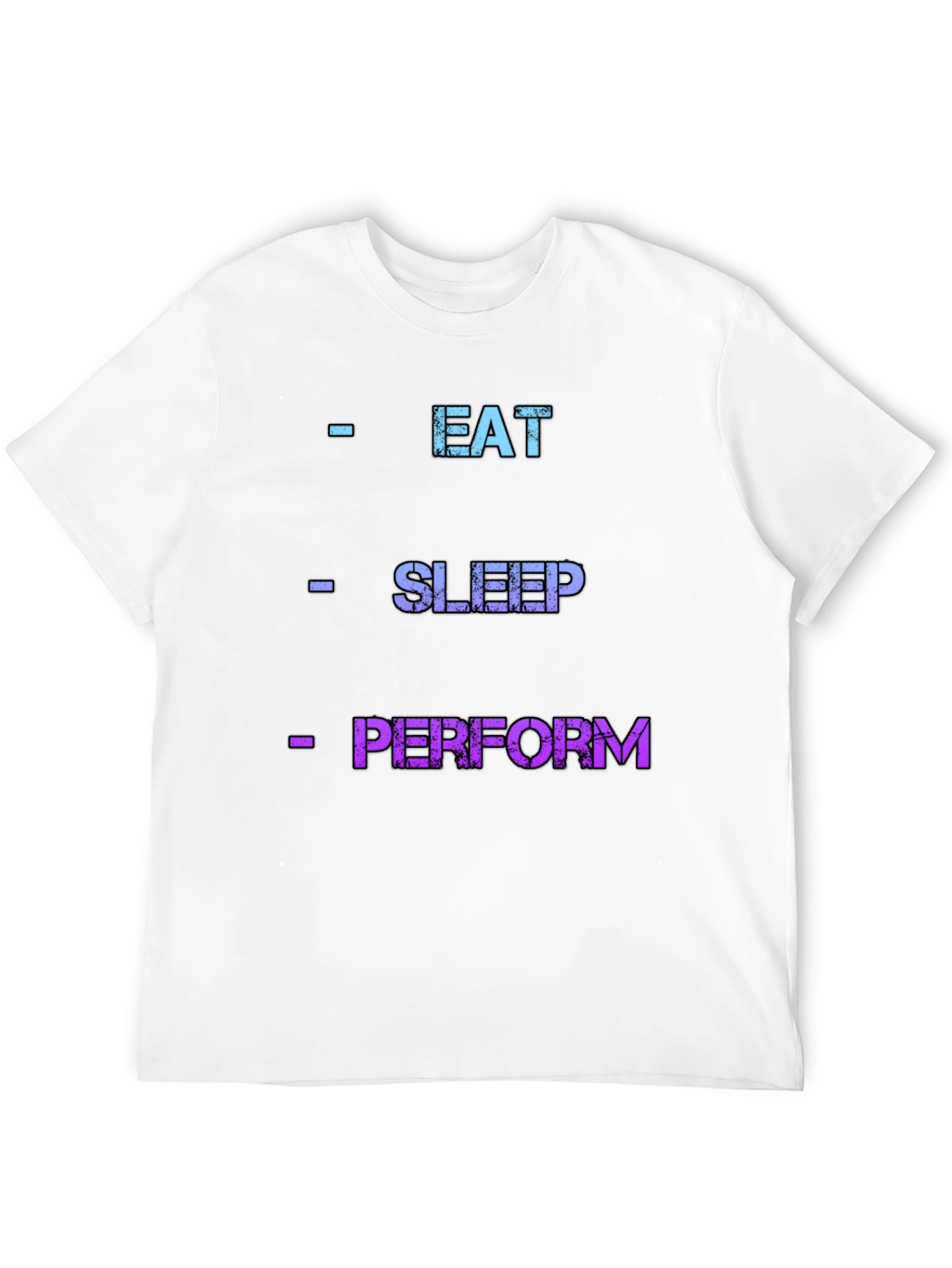 Black Eat Sleep Perform Graphic Tee view 12
