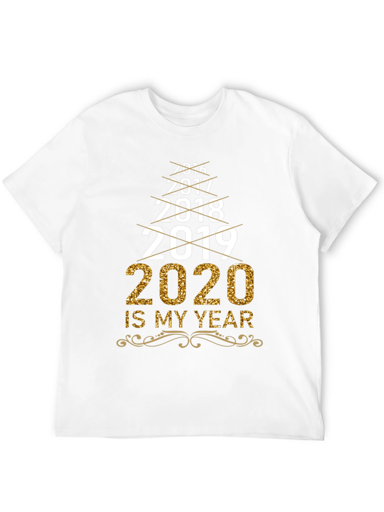 Black 2020 Is My Year T-Shirt view 12