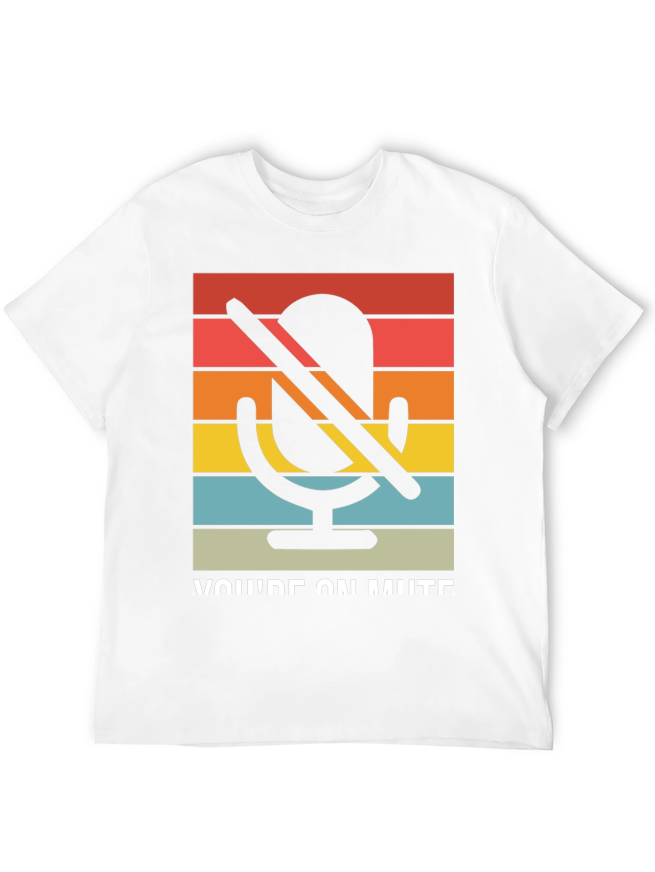 Black You're on Mute Graphic Tee - Retro Style view 12