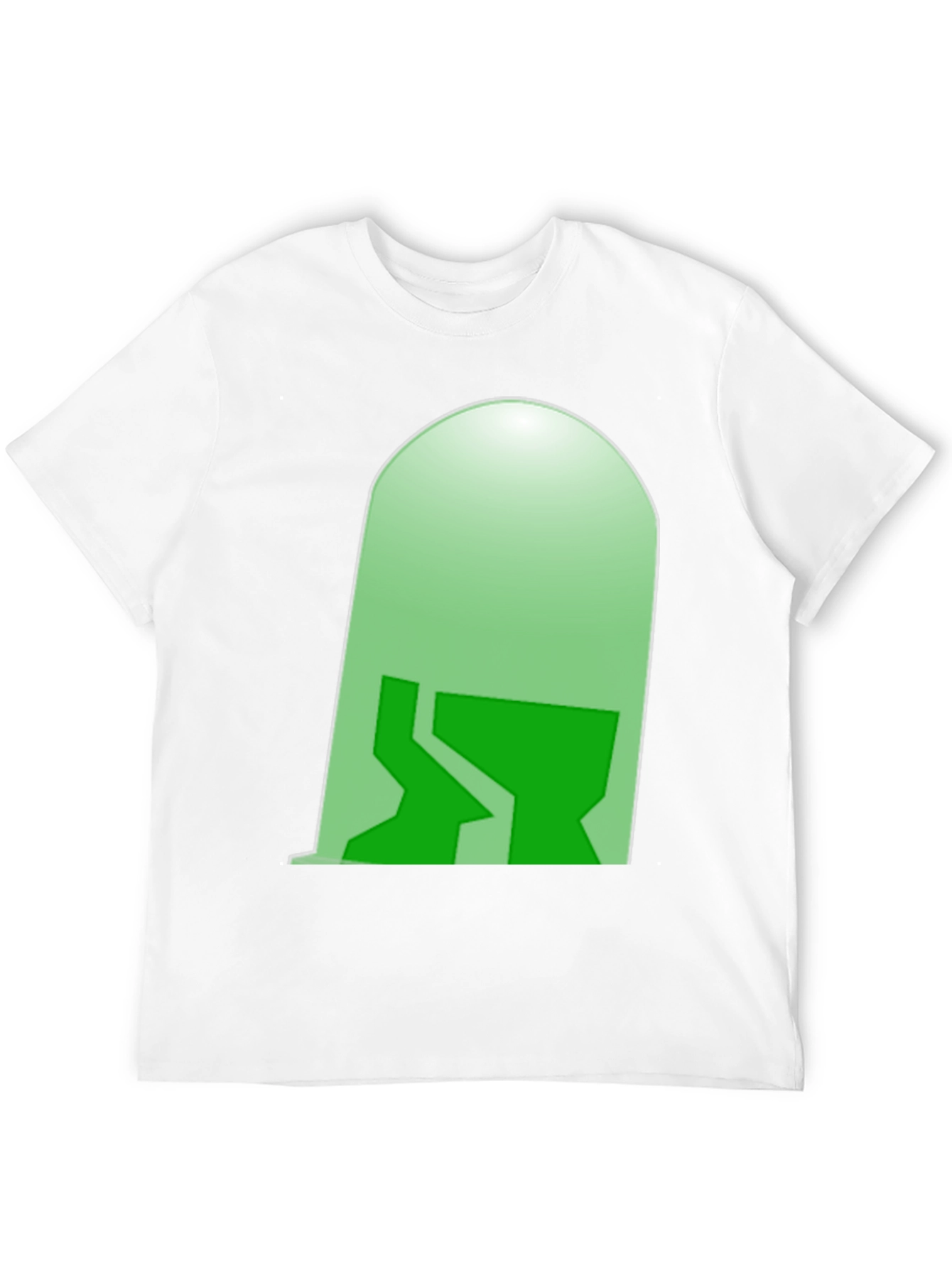 Black Green Tombstone T-Shirt - Unique Graphic Tee view 12