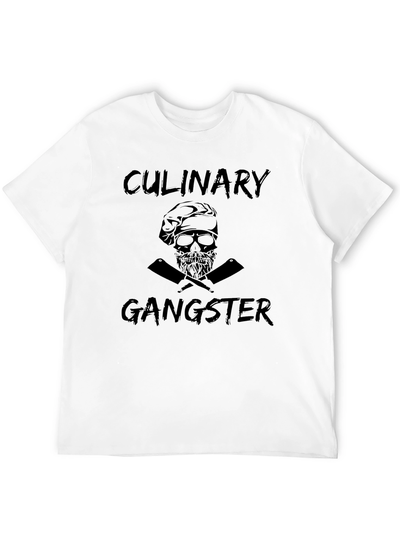 Black Culinary Gangster Black Graphic T-Shirt view 12