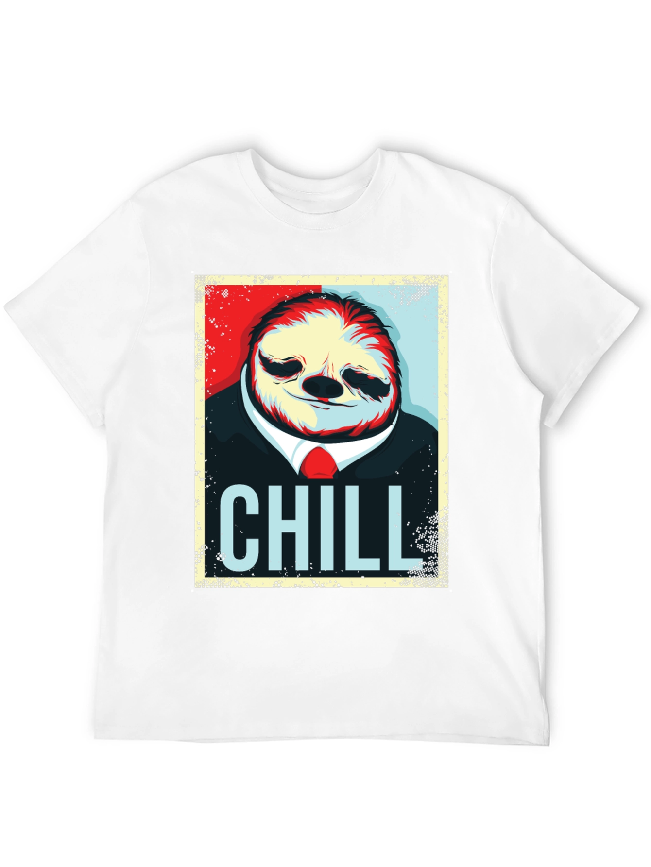 Black Chill Sloth Graphic T-Shirt - Relaxed Style view 12