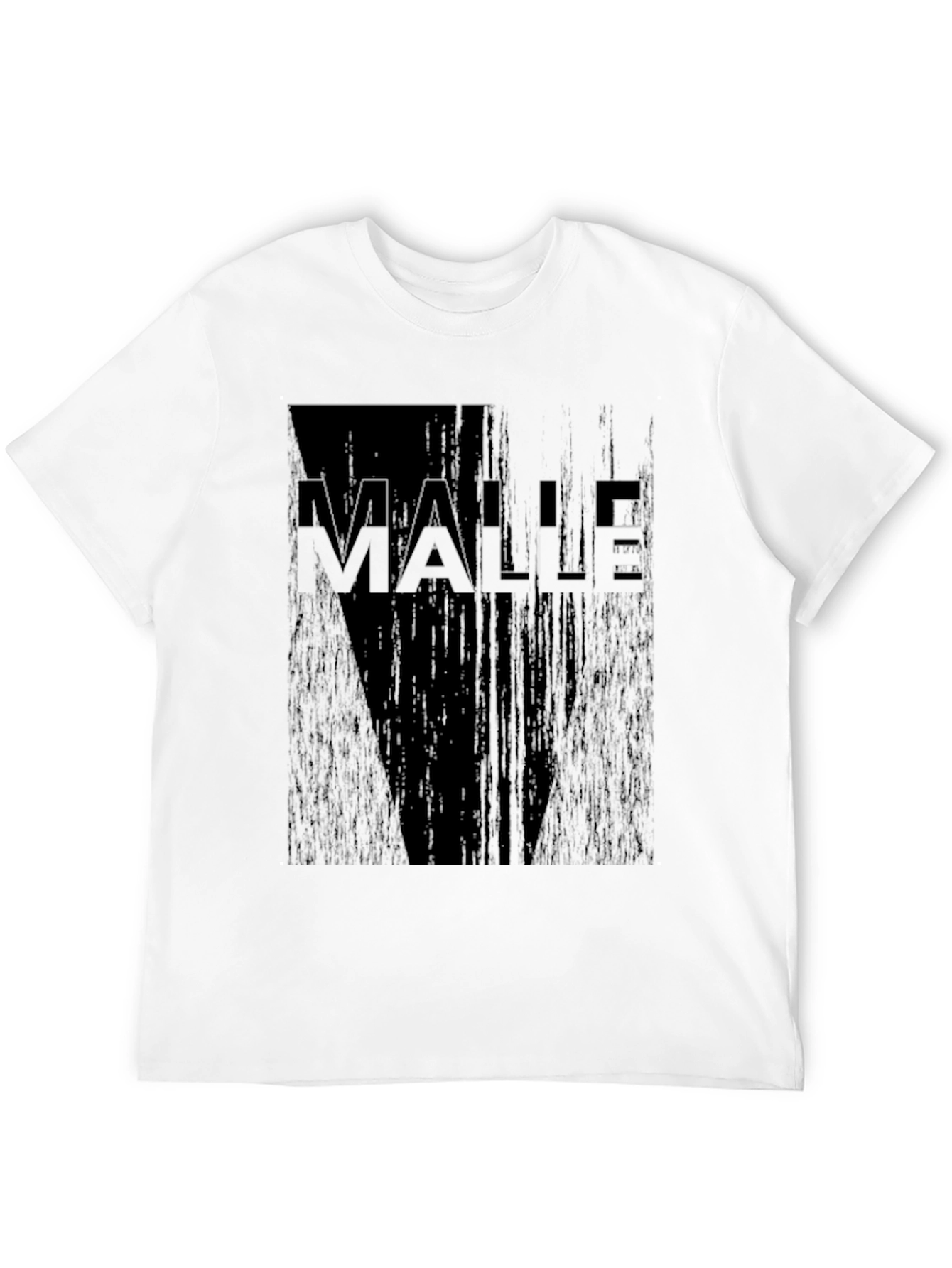 Black MALLE Graphic Print Black T-Shirt view 12