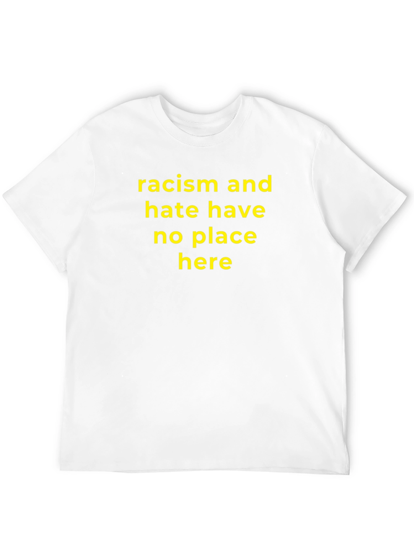 Black Racism and Hate Have No Place Here T-Shirt view 12