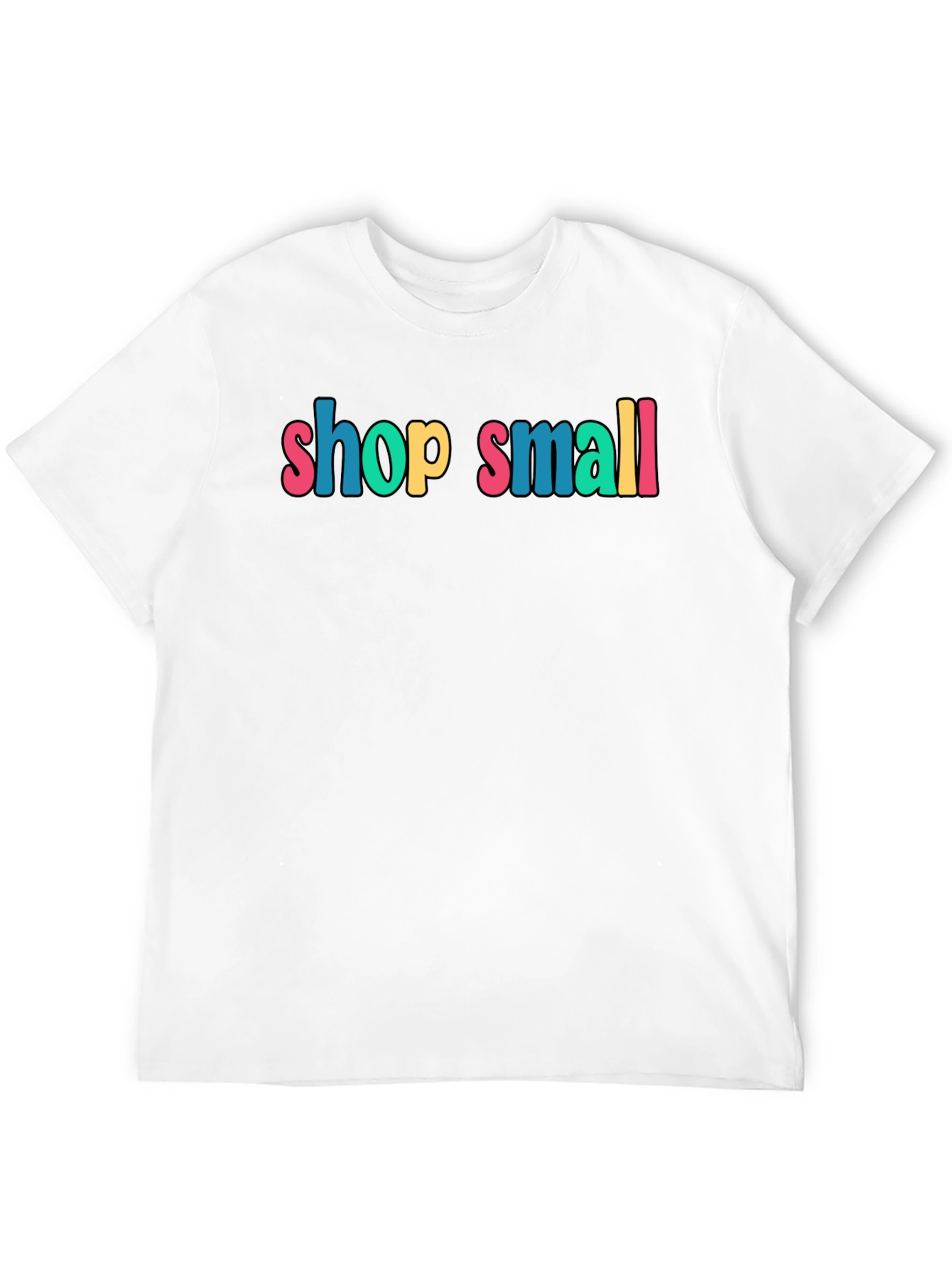 Black Shop Small Black Cotton Graphic Tee view 12