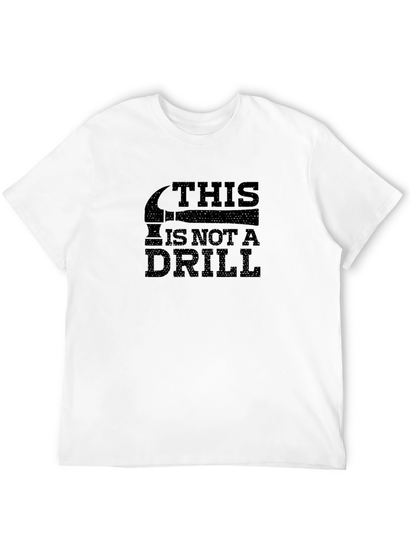 Black This is Not a Drill Graphic Tee view 12