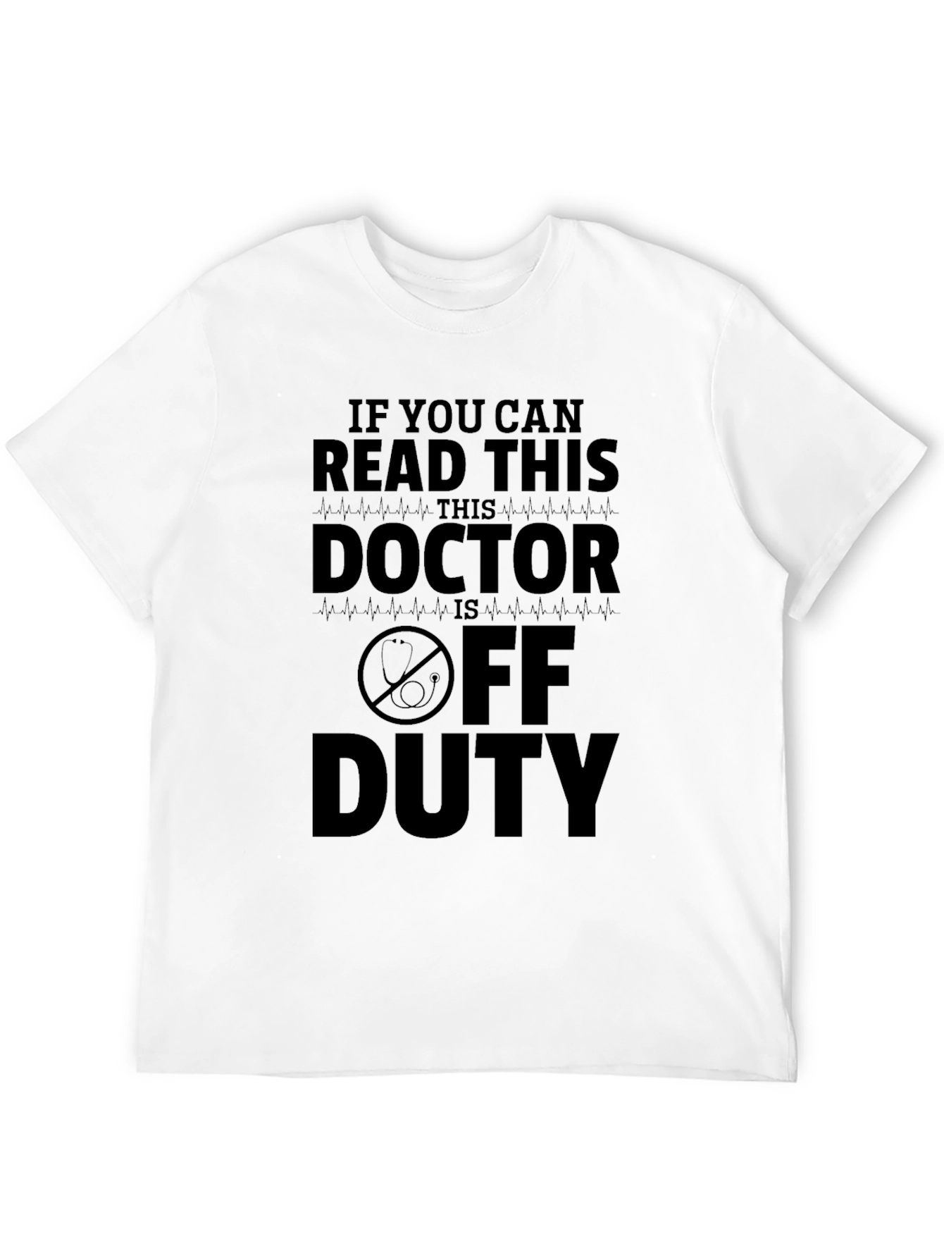 Black Doctor Off Duty Black Graphic Tee view 12