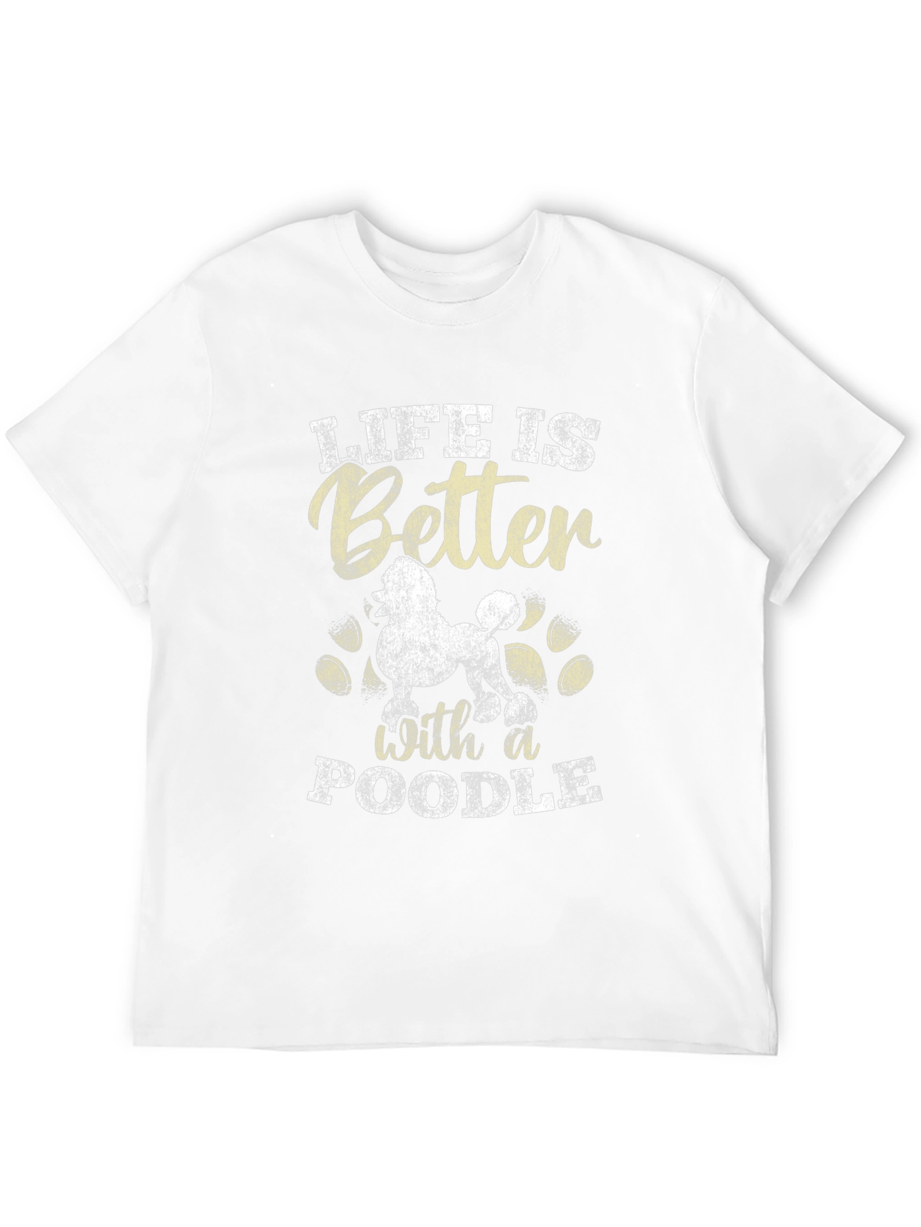 Black Life is Better with a Poodle Graphic Tee view 12