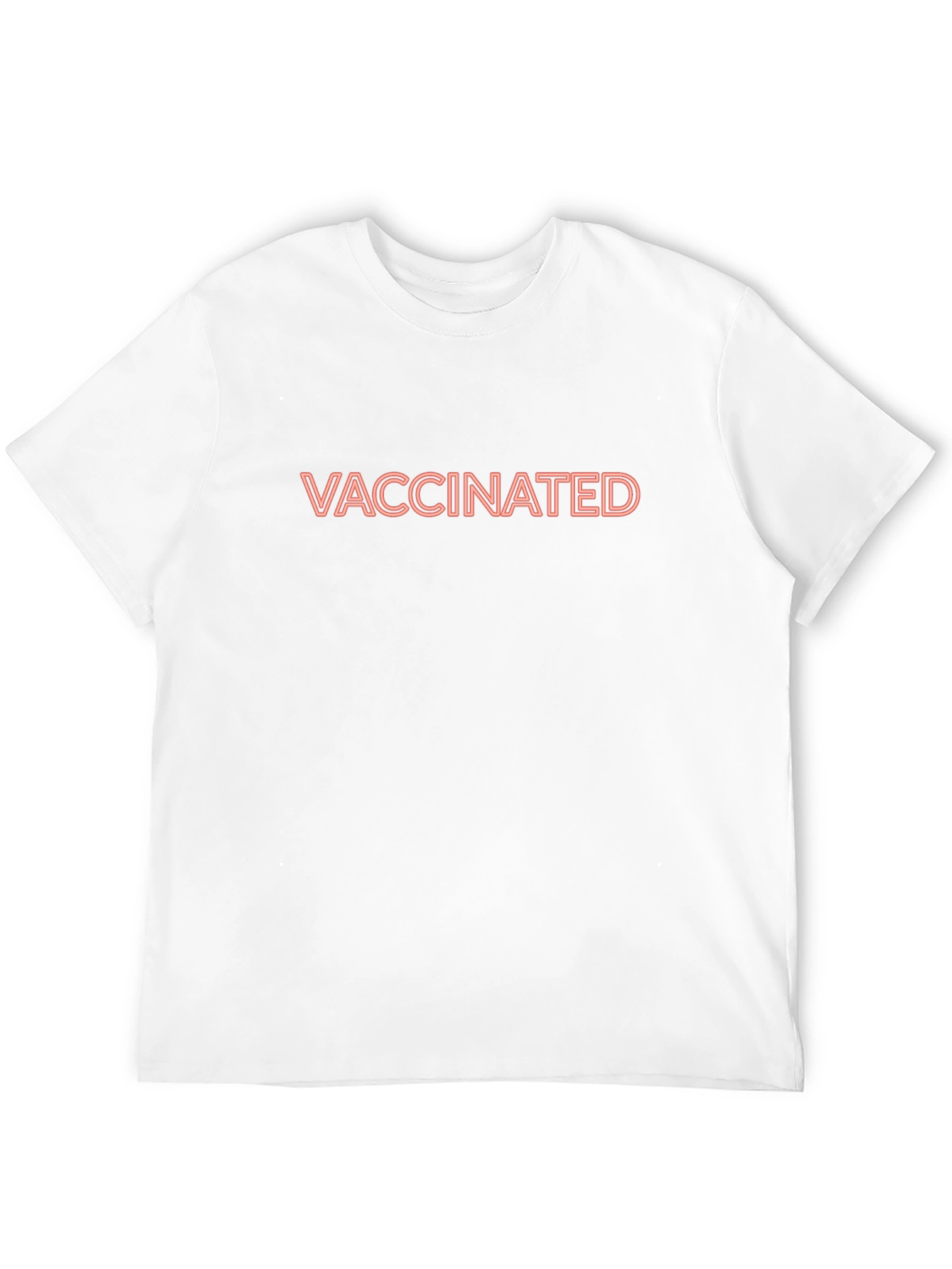Black Vaccinated Tee - Show Your Status! view 12