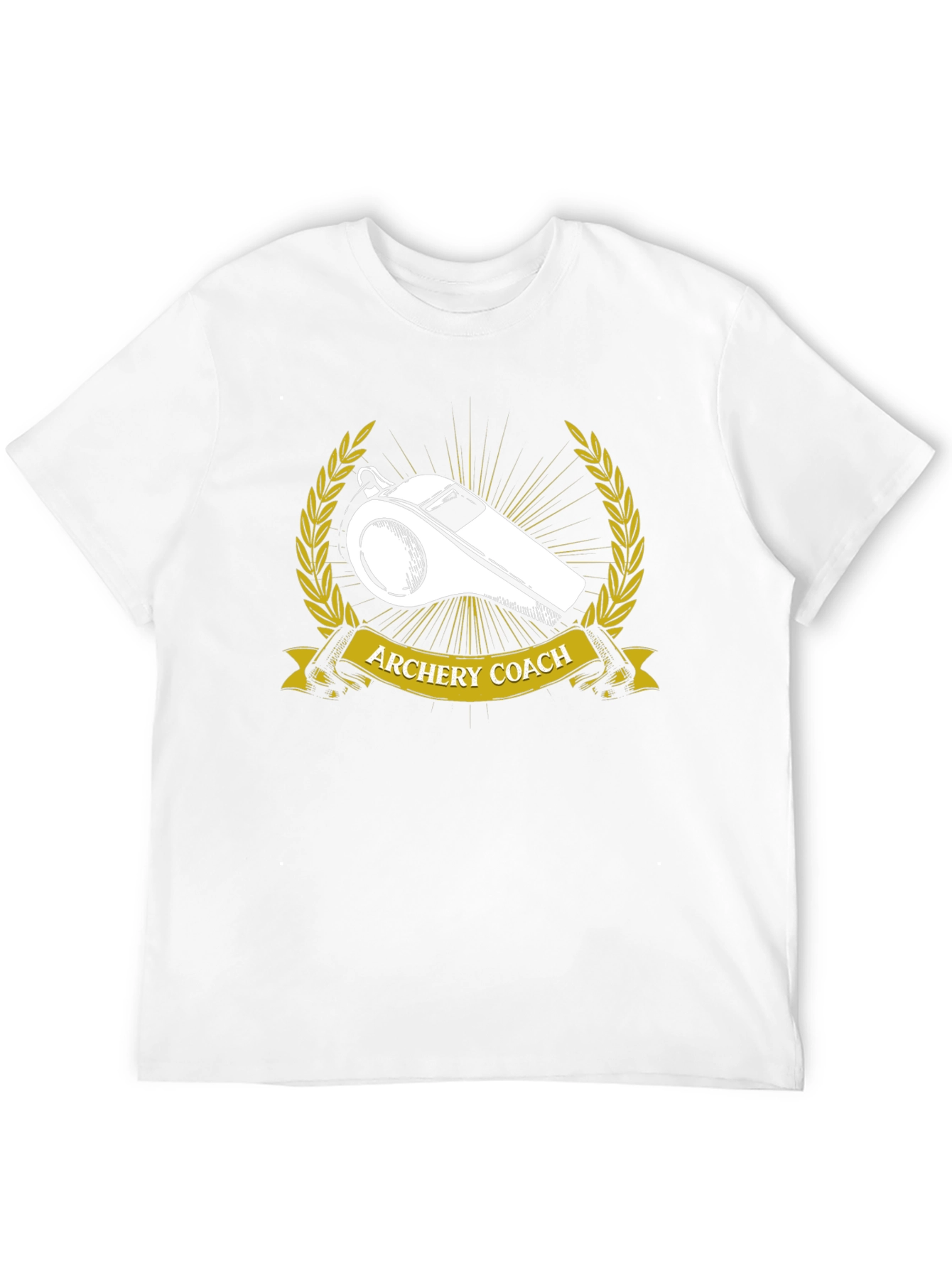 Black Archery Coach T-Shirt - Whistle Design view 12