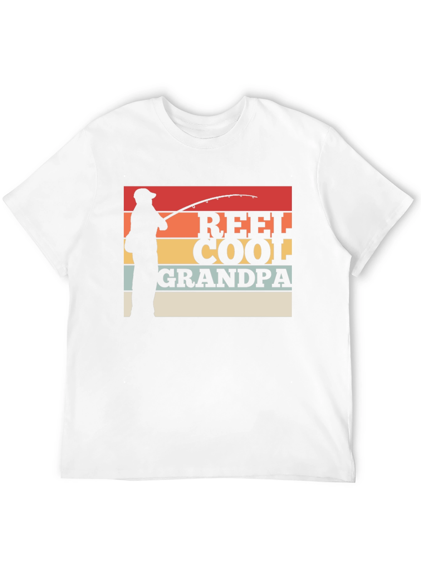 Reel Cool Grandpa Fishing Graphic T-Shirt - 12