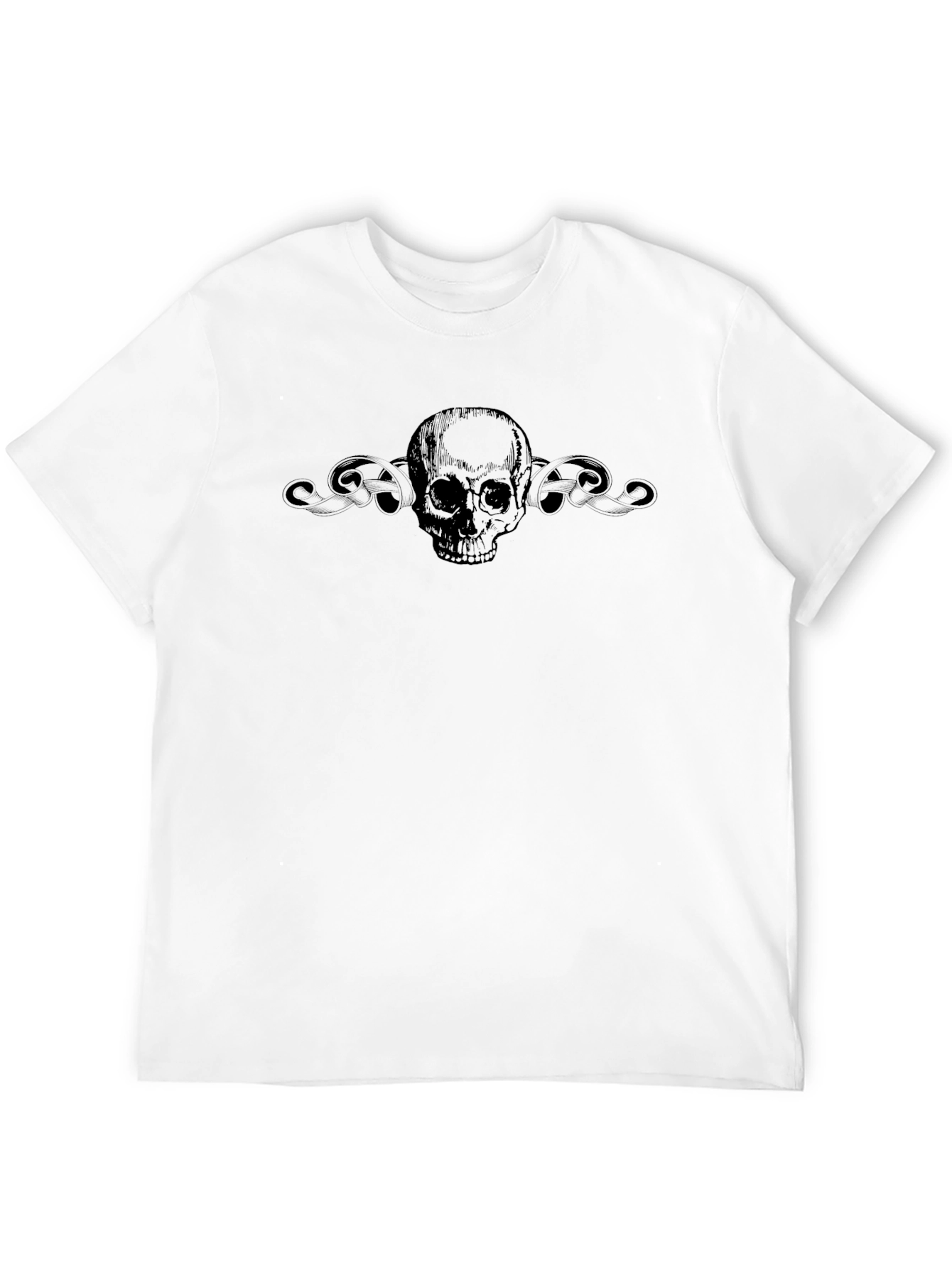 Black Skull Graphic Black T-Shirt - Edgy Style view 12